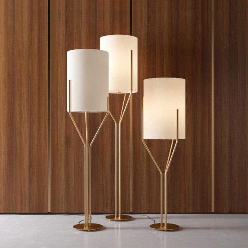 Evvynor Glam Brass Floor Lamp - Letslighting