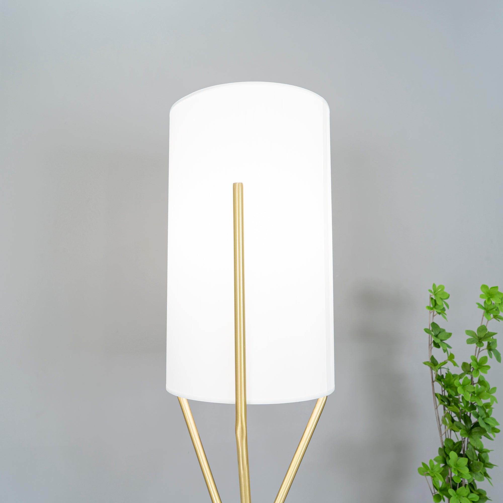 Evvynor Glam Brass Floor Lamp - Letslighting