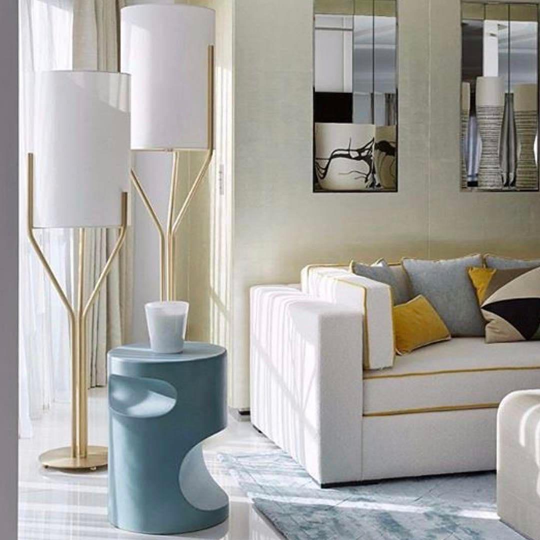 Evvynor Glam Brass Floor Lamp - Letslighting