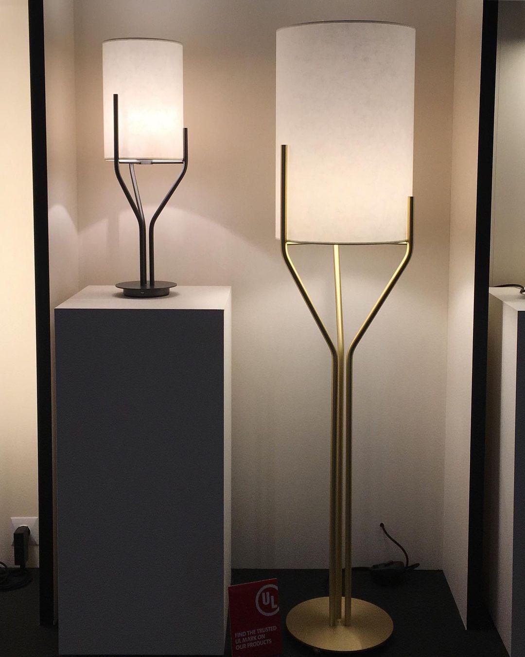 Evvynor Glam Brass Floor Lamp - Letslighting