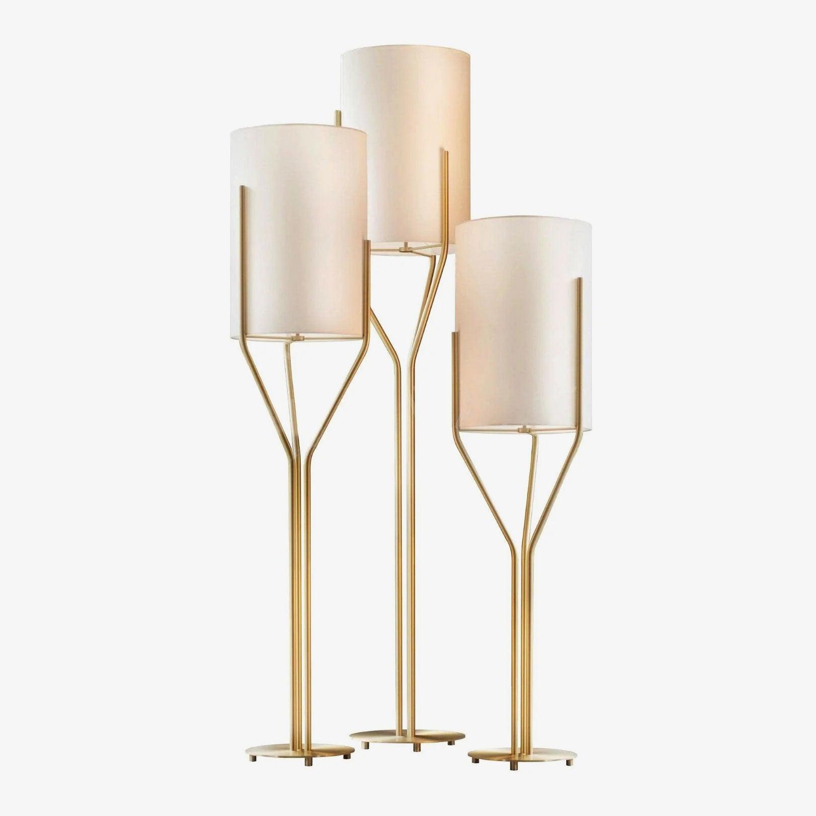 Evvynor Glam Brass Floor Lamp - Letslighting