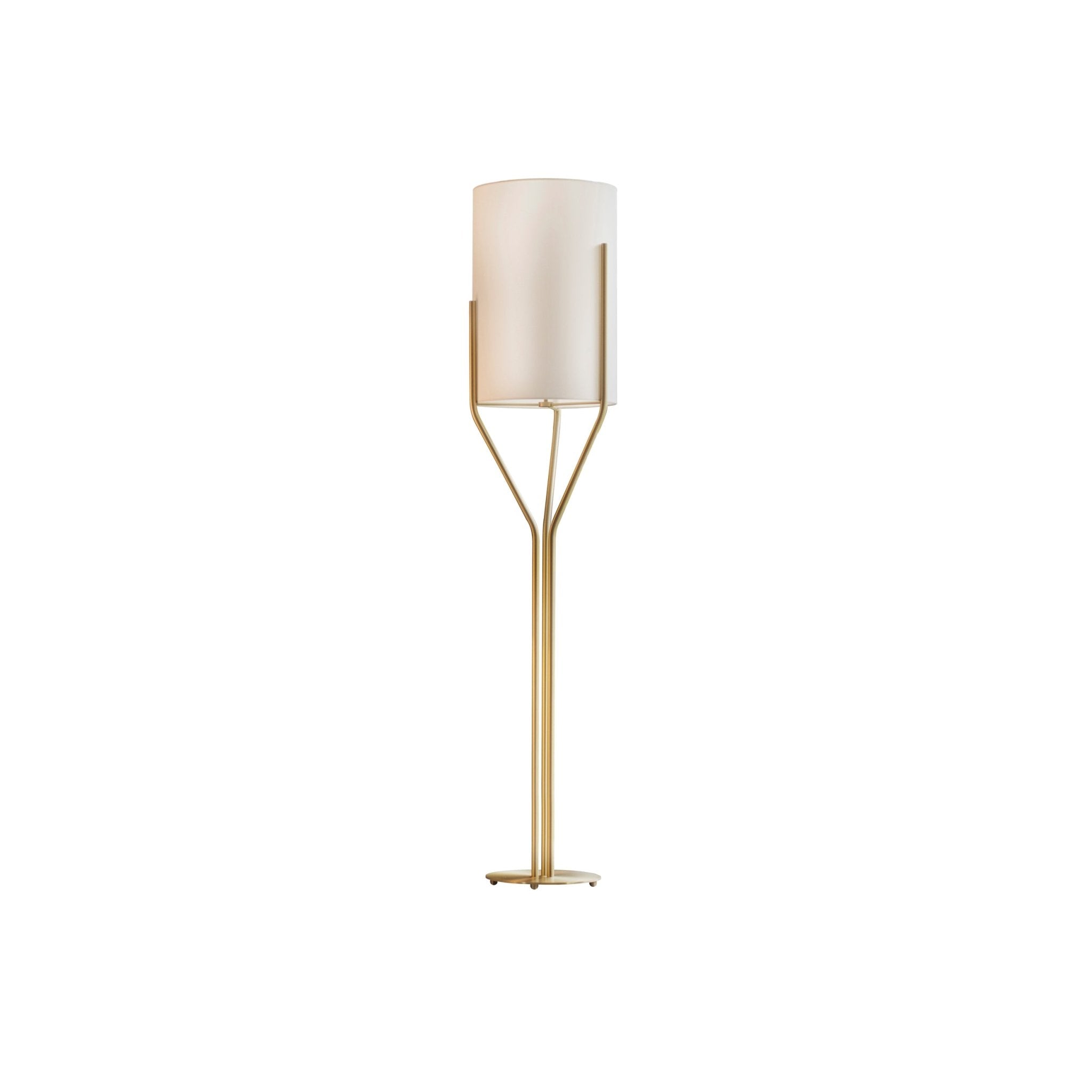 Evvynor Glam Brass Floor Lamp - Letslighting