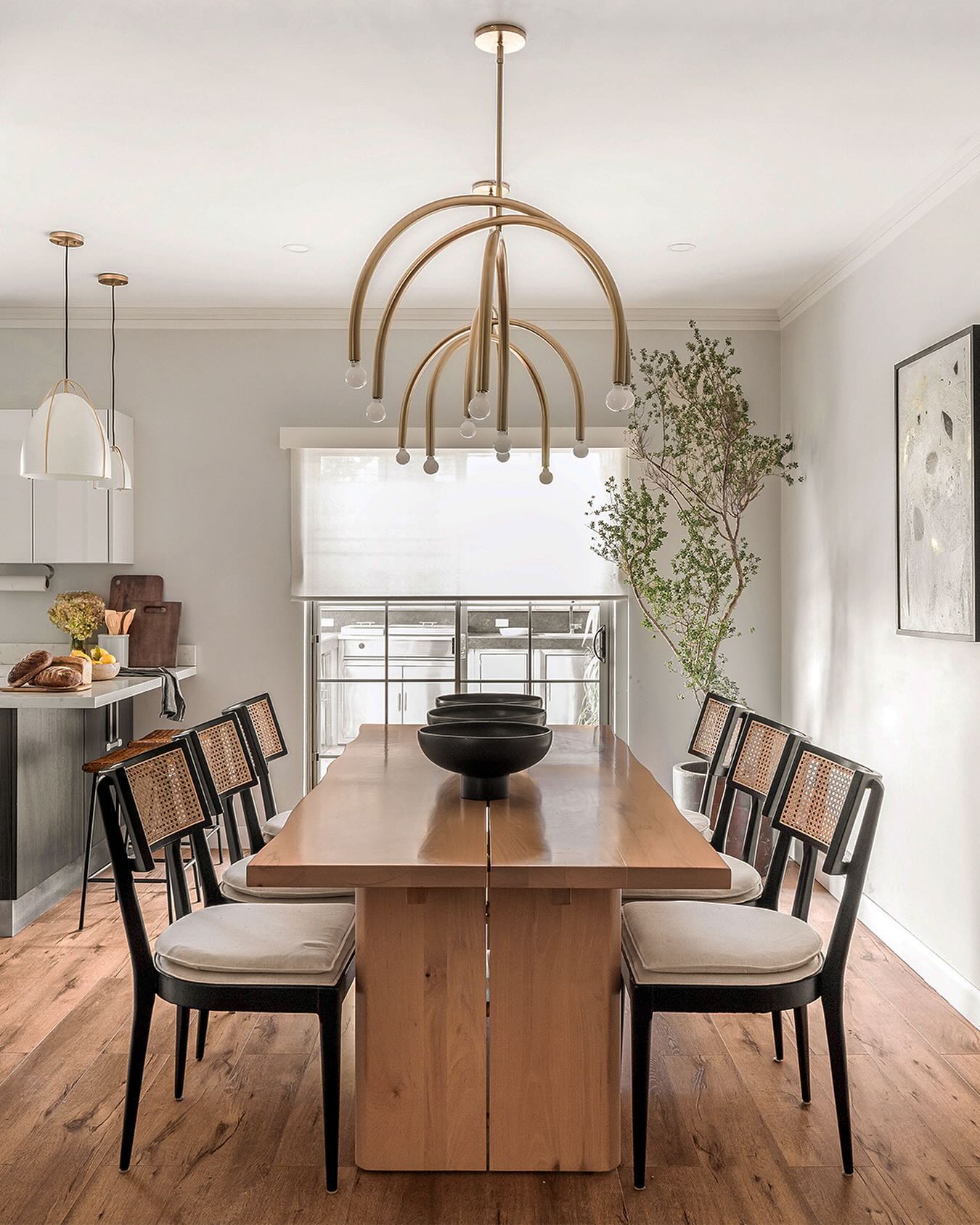 Hadden Modern Minimalist Brass Chandelier - Letslighting