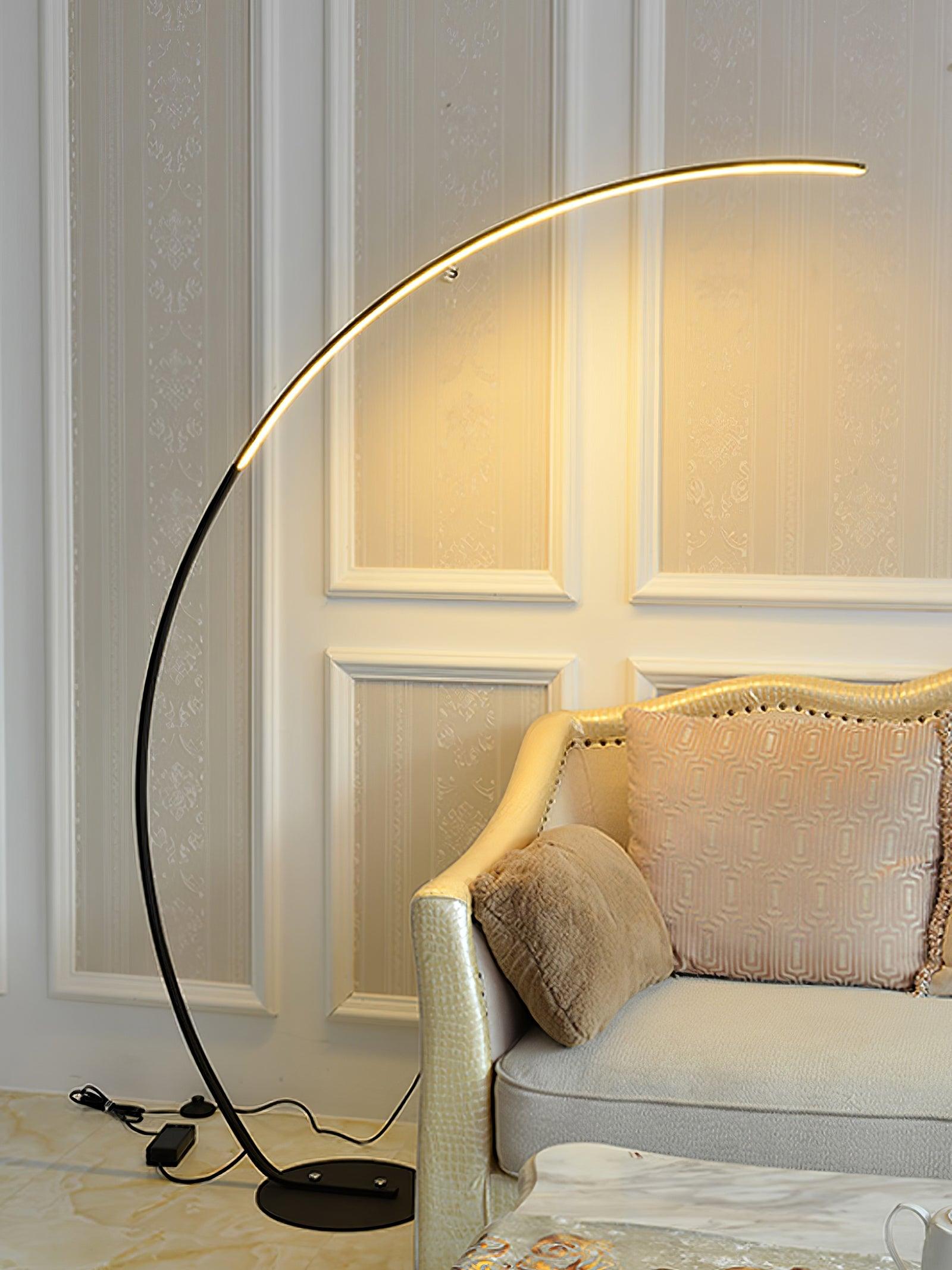 Zophaor Mid-Century Glass & Brass Wall Light - Letslighting