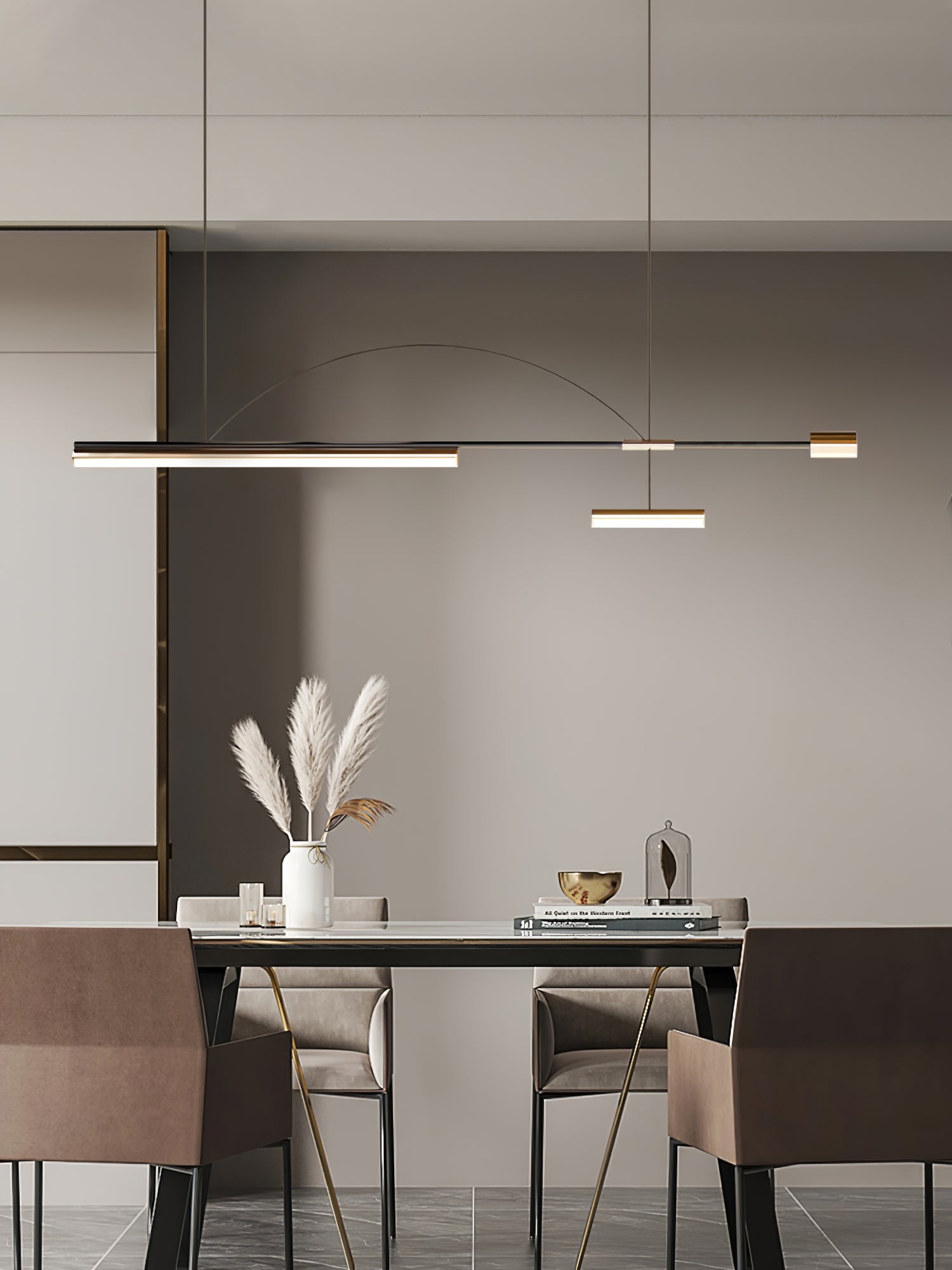 Della Linear Modern Pendant Light - Letslighting