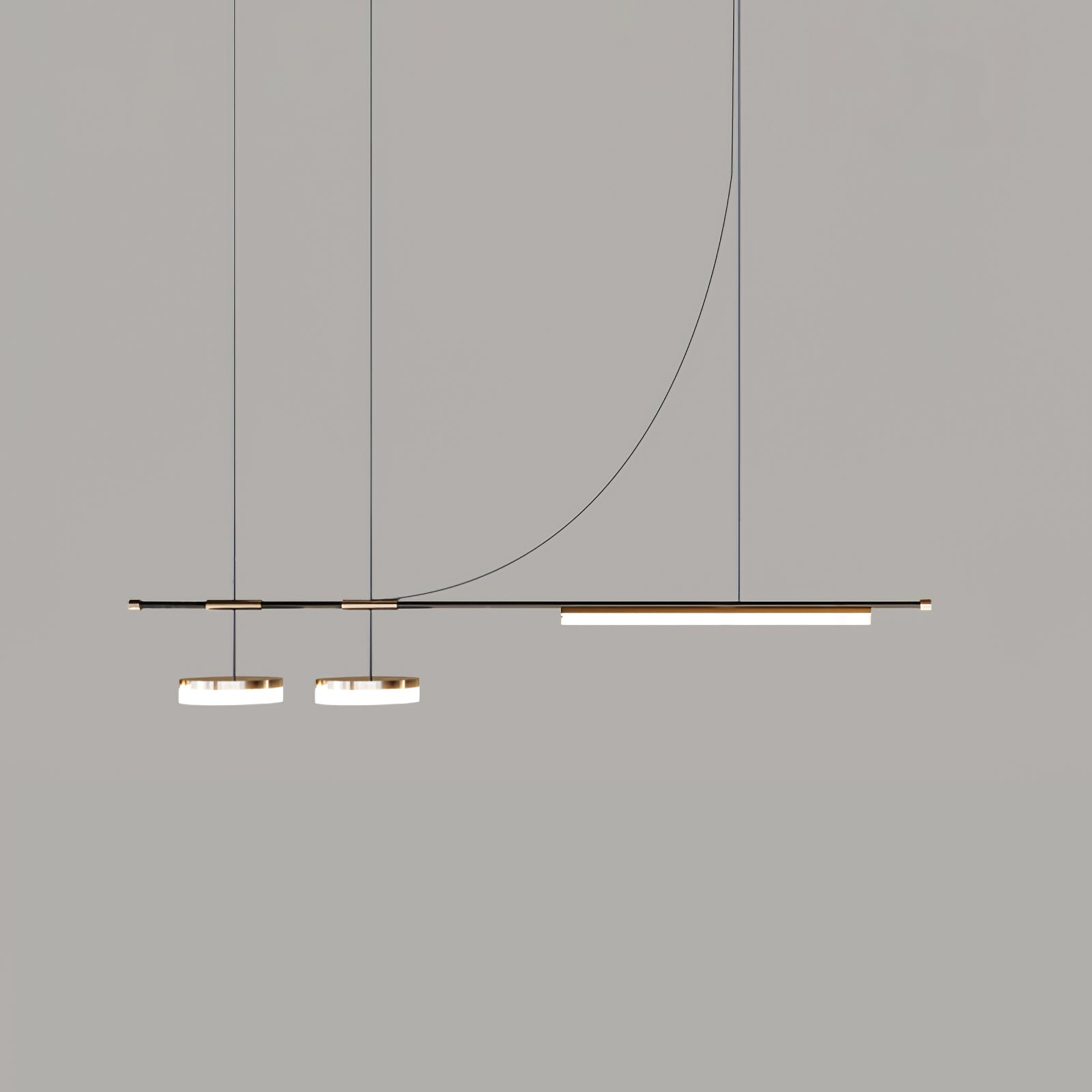 Della Linear Modern Pendant Light - Letslighting