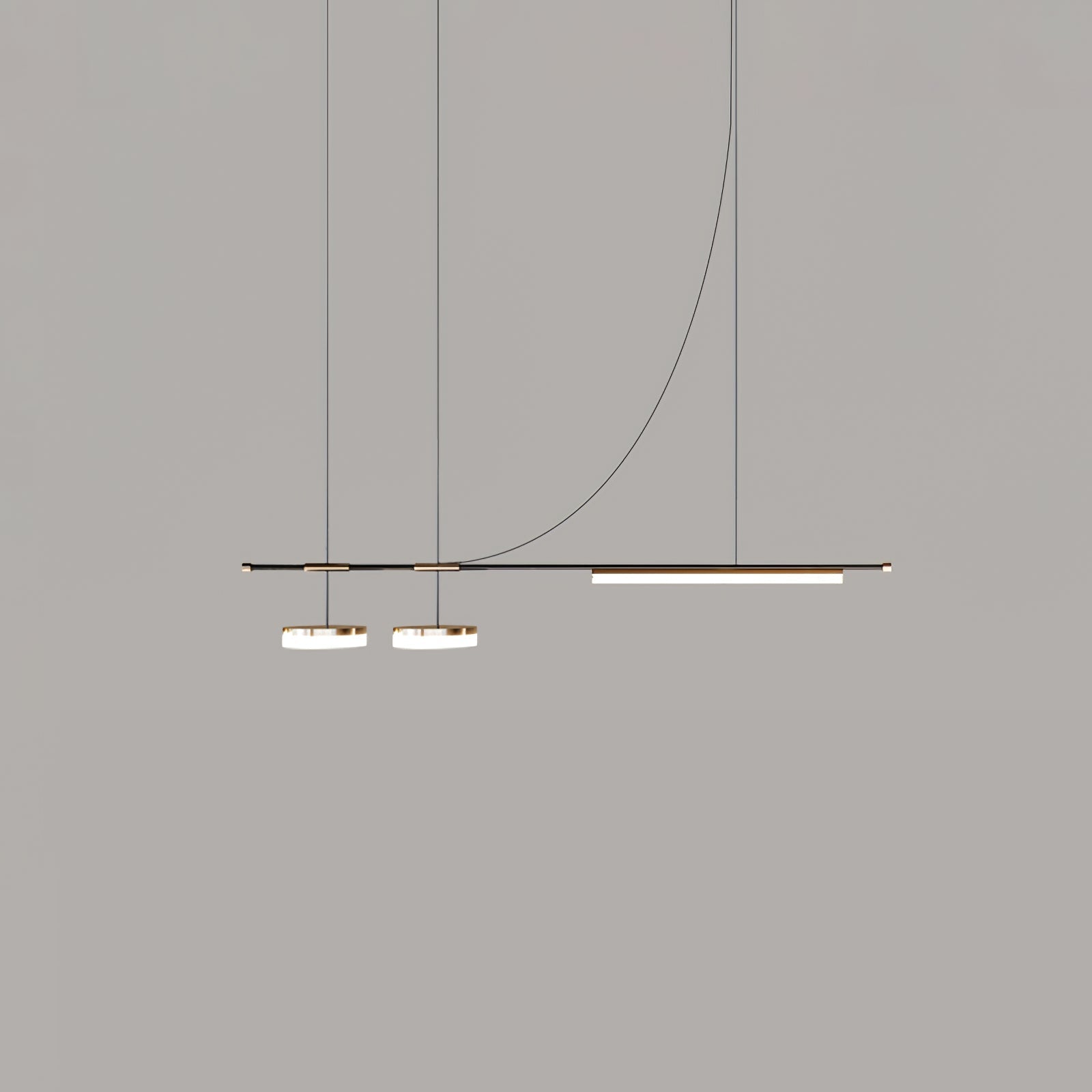 Della Linear Modern Pendant Light - Letslighting