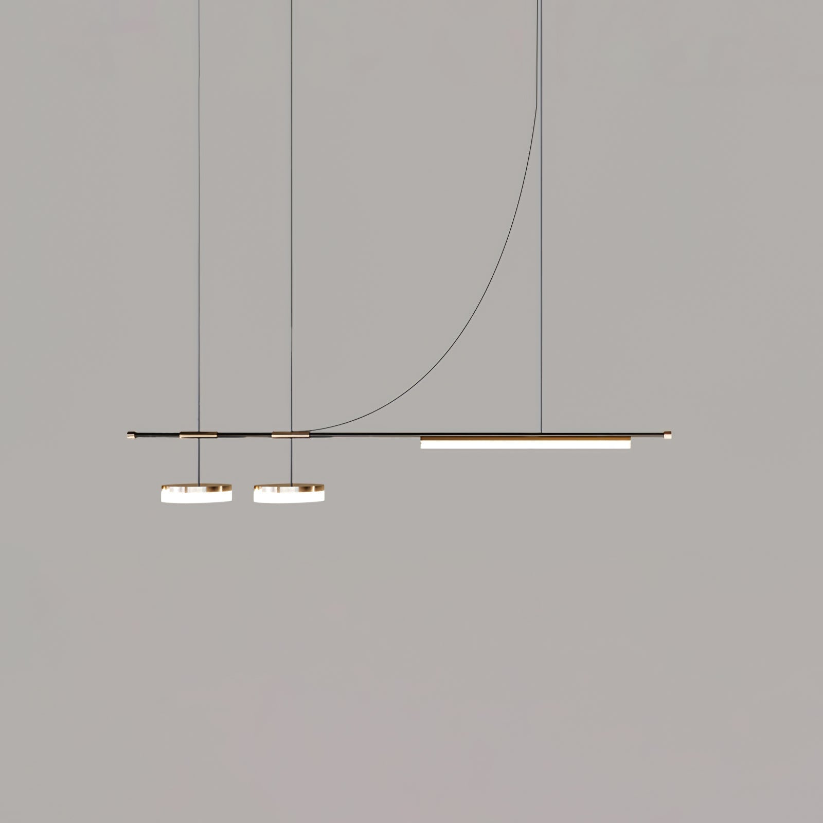 Della Linear Modern Pendant Light - Letslighting