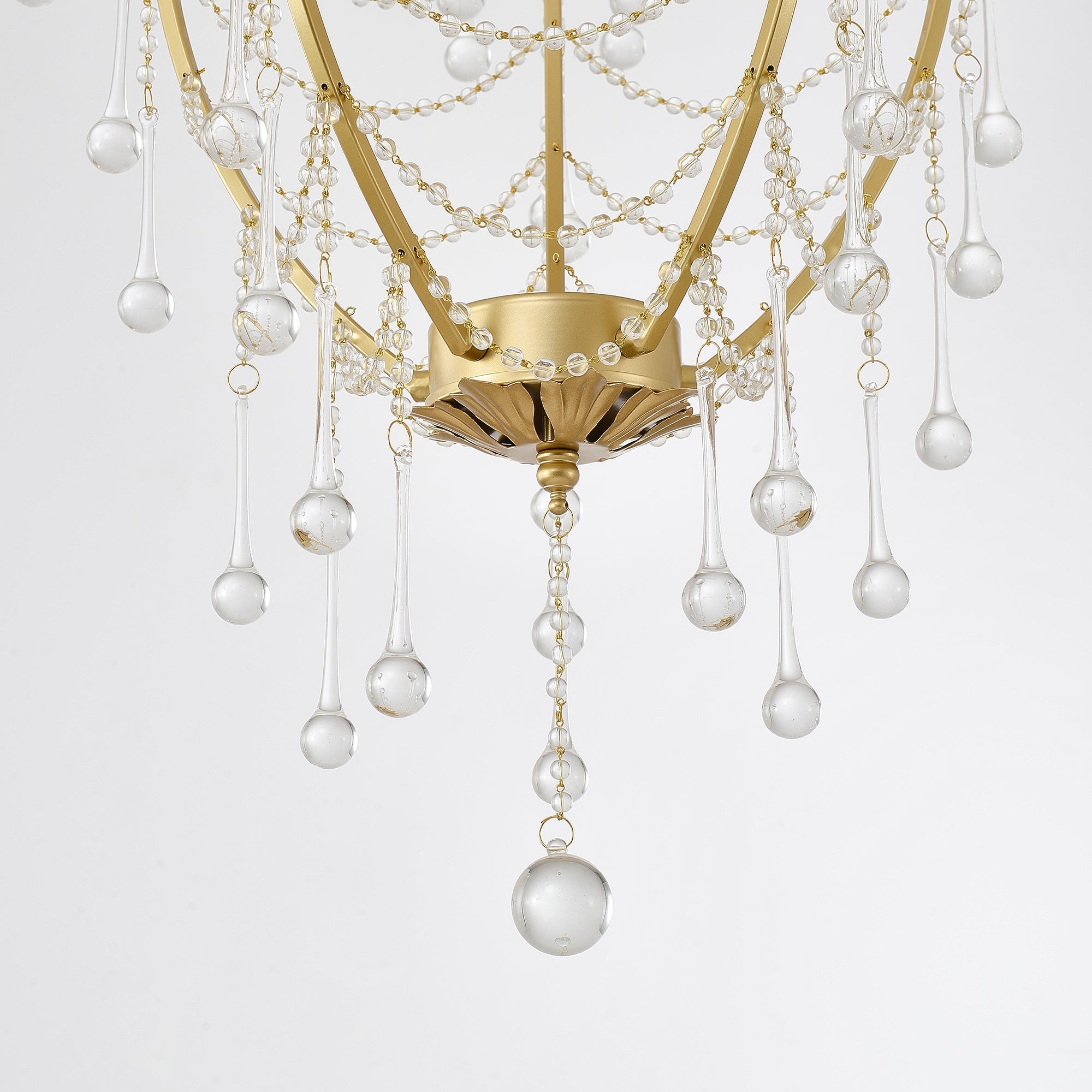 Qvistuvyo Individual Creativity Glass Chandelier - Letslighting
