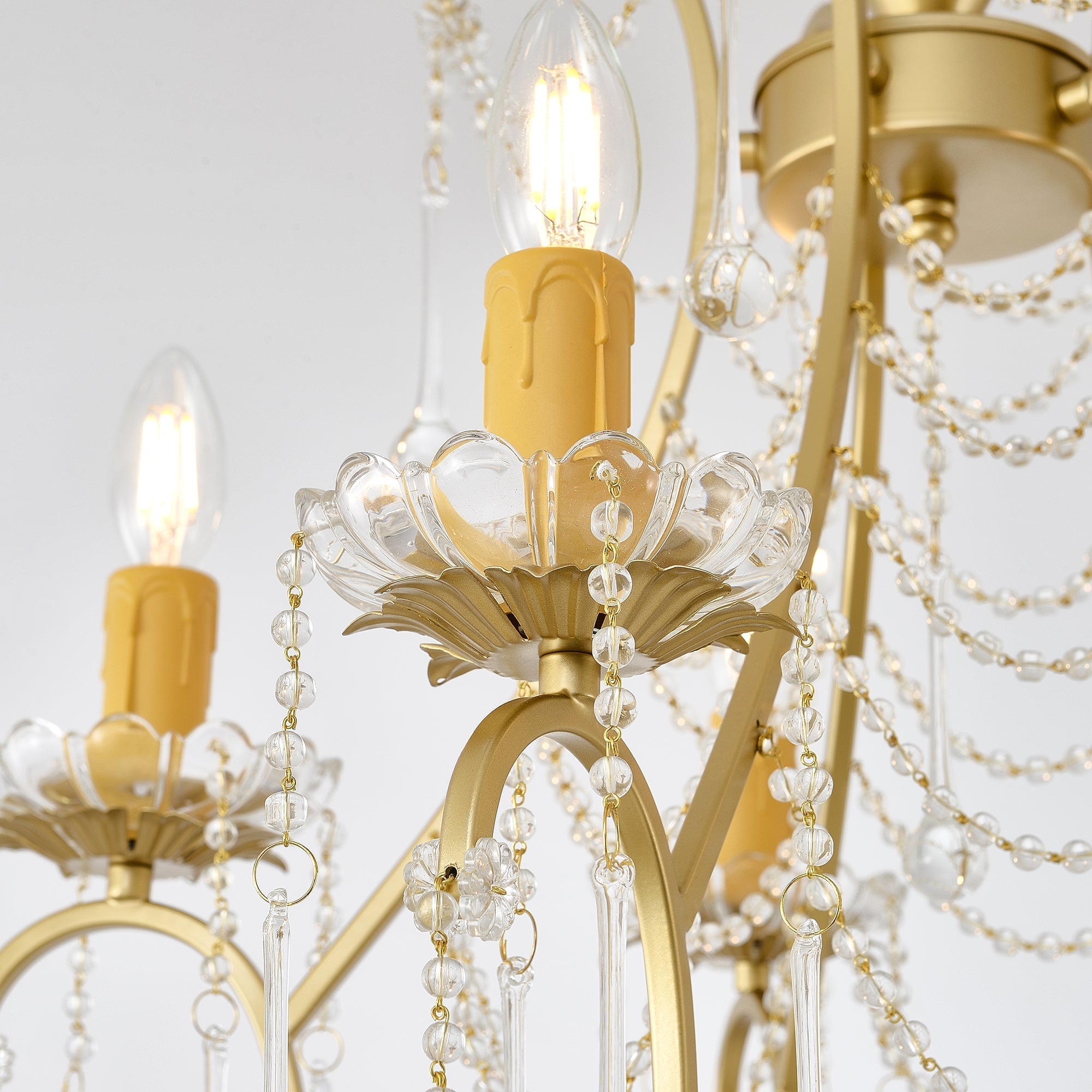 Qvistuvyo Individual Creativity Glass Chandelier - Letslighting