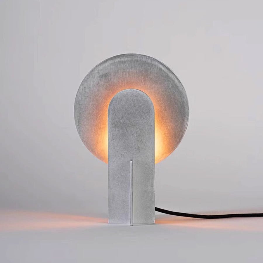 Arch Modern Stainless Steel & Marble Table Lamp
