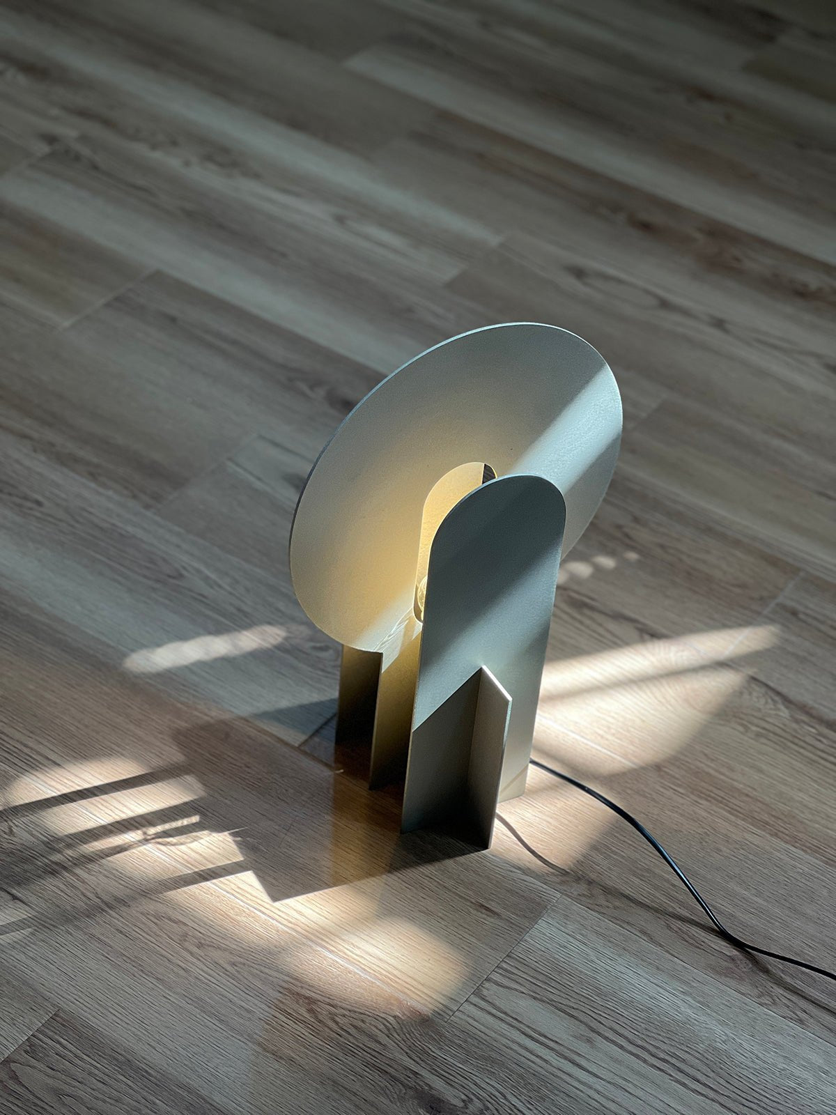 Arch Modern Stainless Steel & Marble Table Lamp