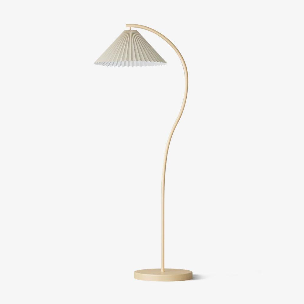 Mytalil Modern Curved Fabric Floor Lamp - Letslighting