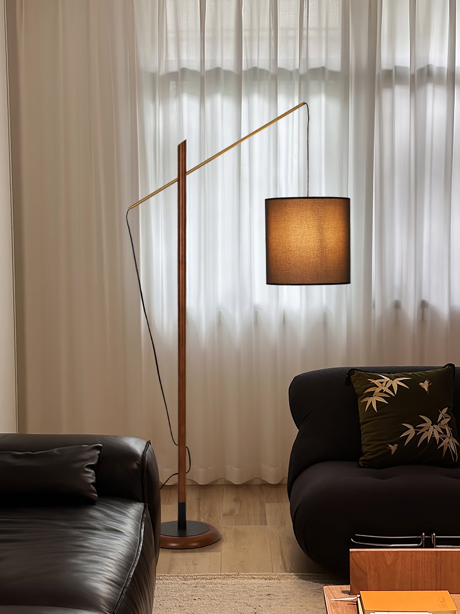 Nyvariol Minimalist Wood Floor Lamp - Letslighting