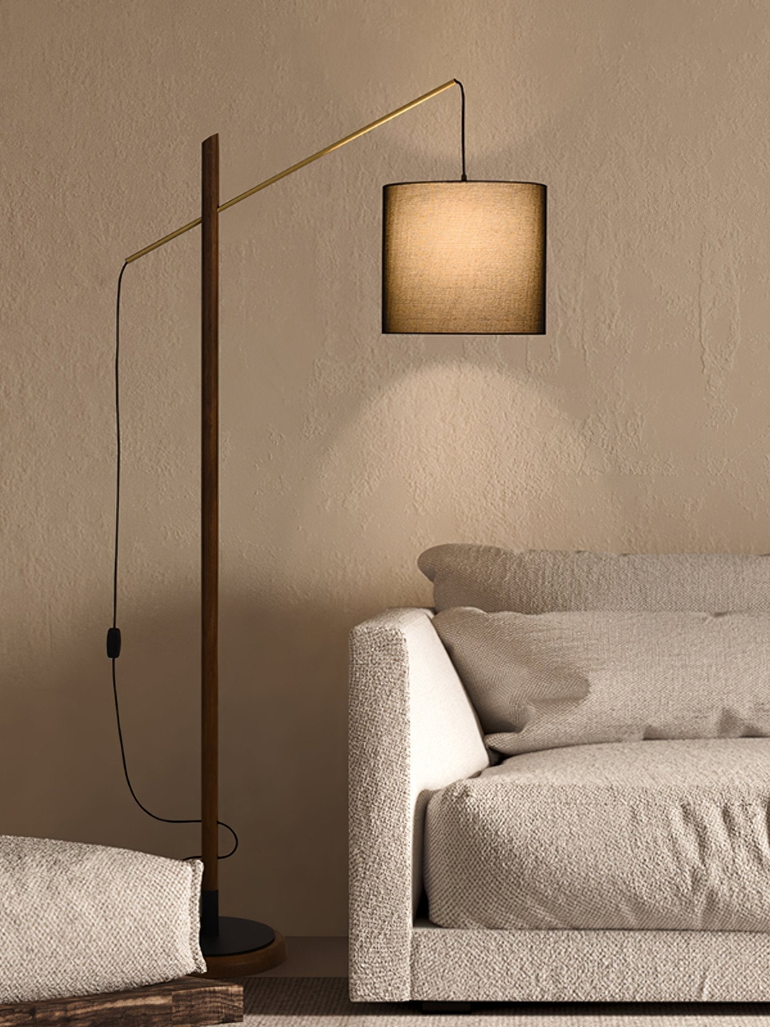 Nyvariol Minimalist Wood Floor Lamp - Letslighting