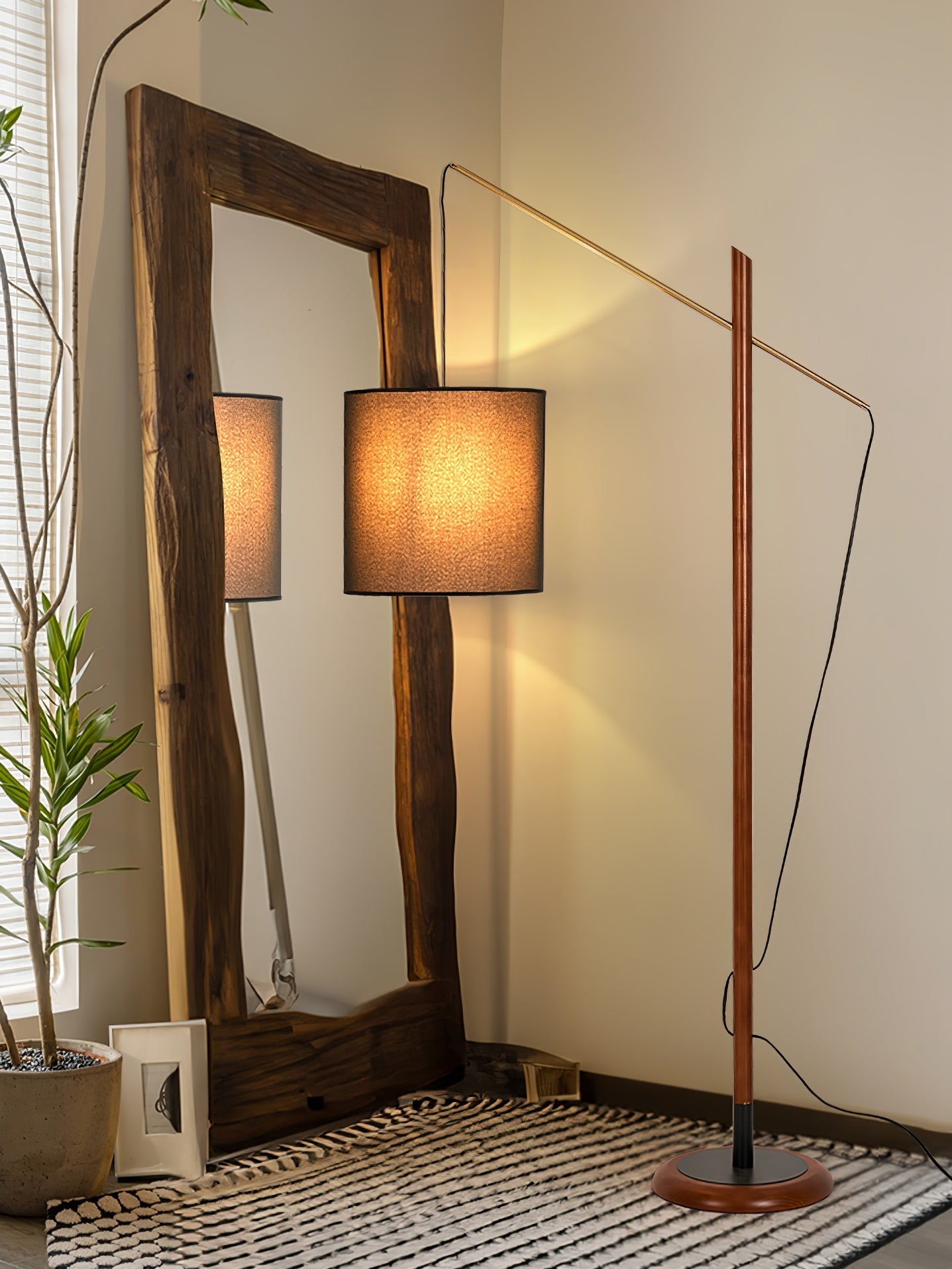 Nyvariol Minimalist Wood Floor Lamp - Letslighting
