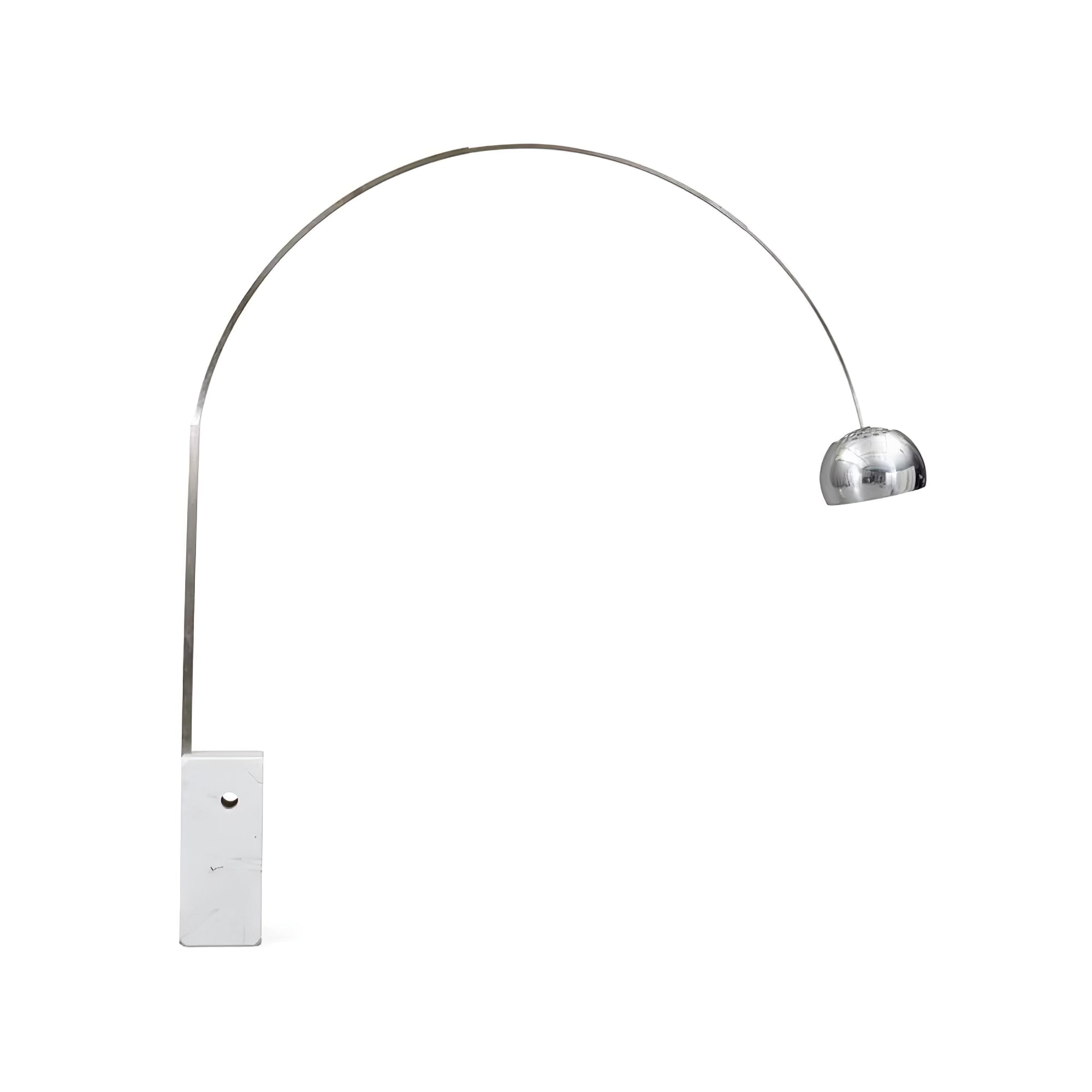 Alevra Steel Marble Floor Lamp - Letslighting