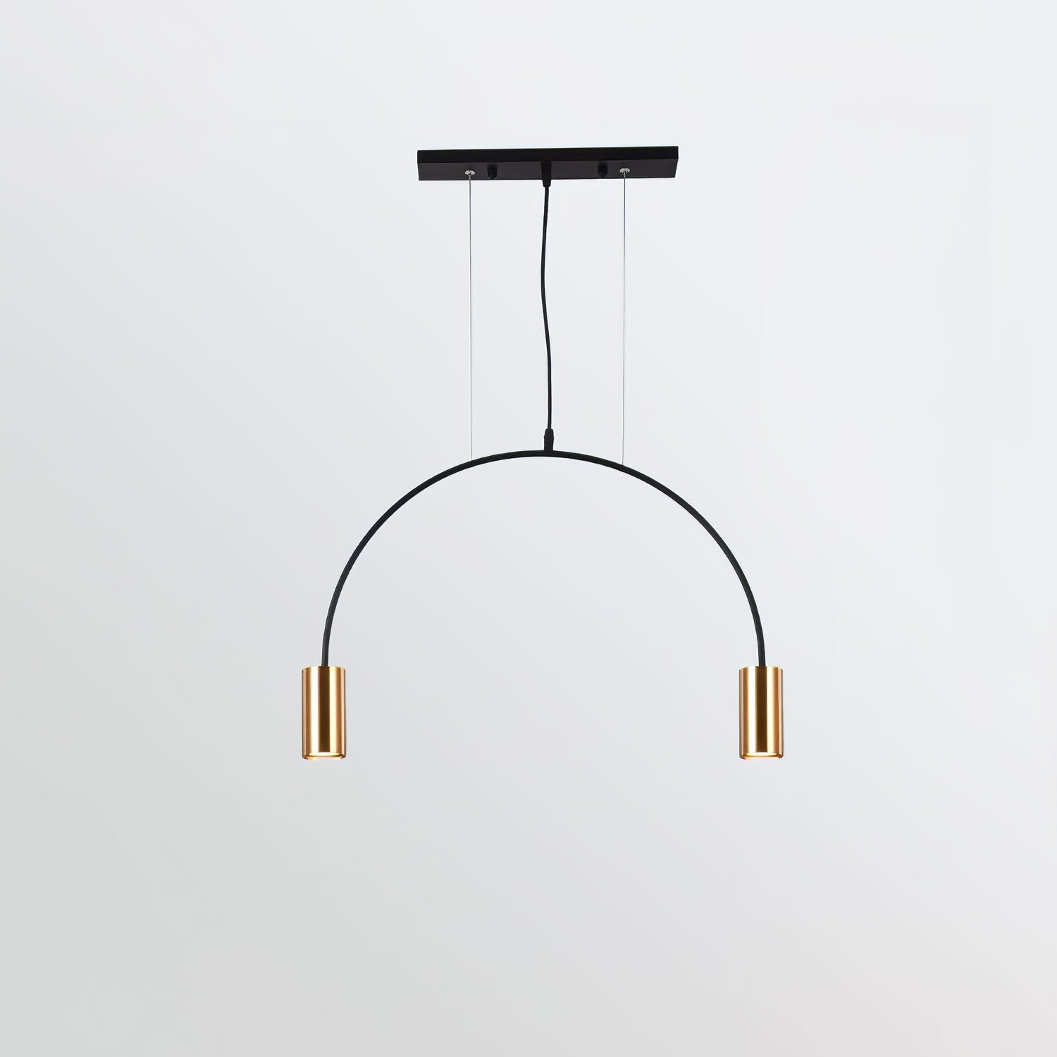 Solara Pendant Lamp Overlapping Cylinder Minimalist Dining Room - Letslighting
