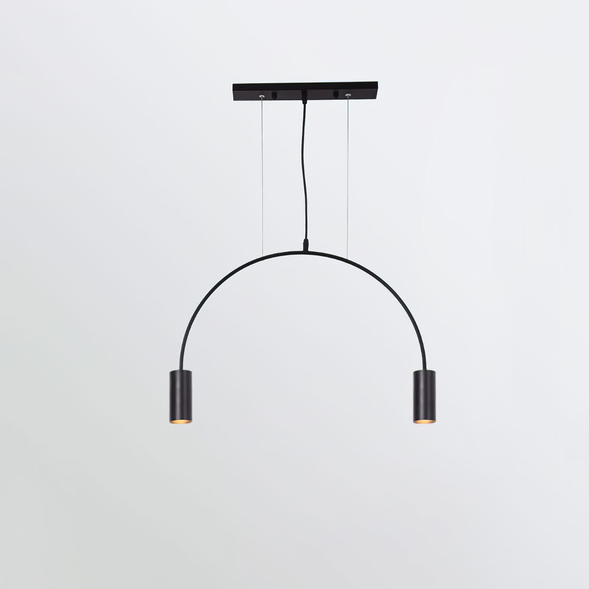 Solara Pendant Lamp Overlapping Cylinder Minimalist Dining Room - Letslighting