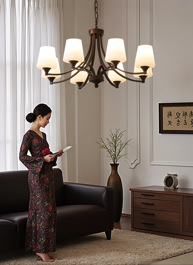 Ardena Elegance Vintage Classic Glass Chandelier - Letslighting