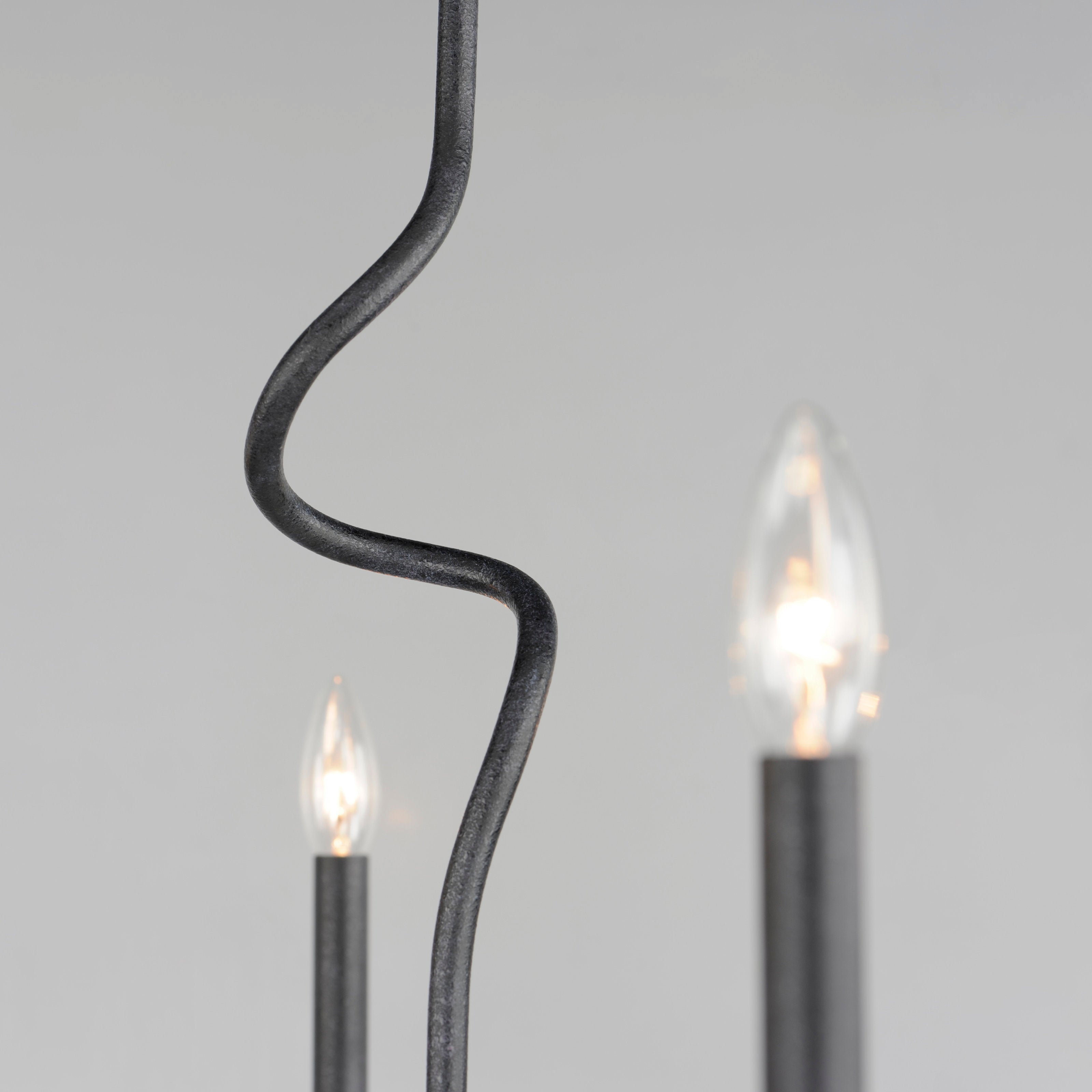 Rauduvyo Modern Candle-style Industrial Chandelier - Letslighting