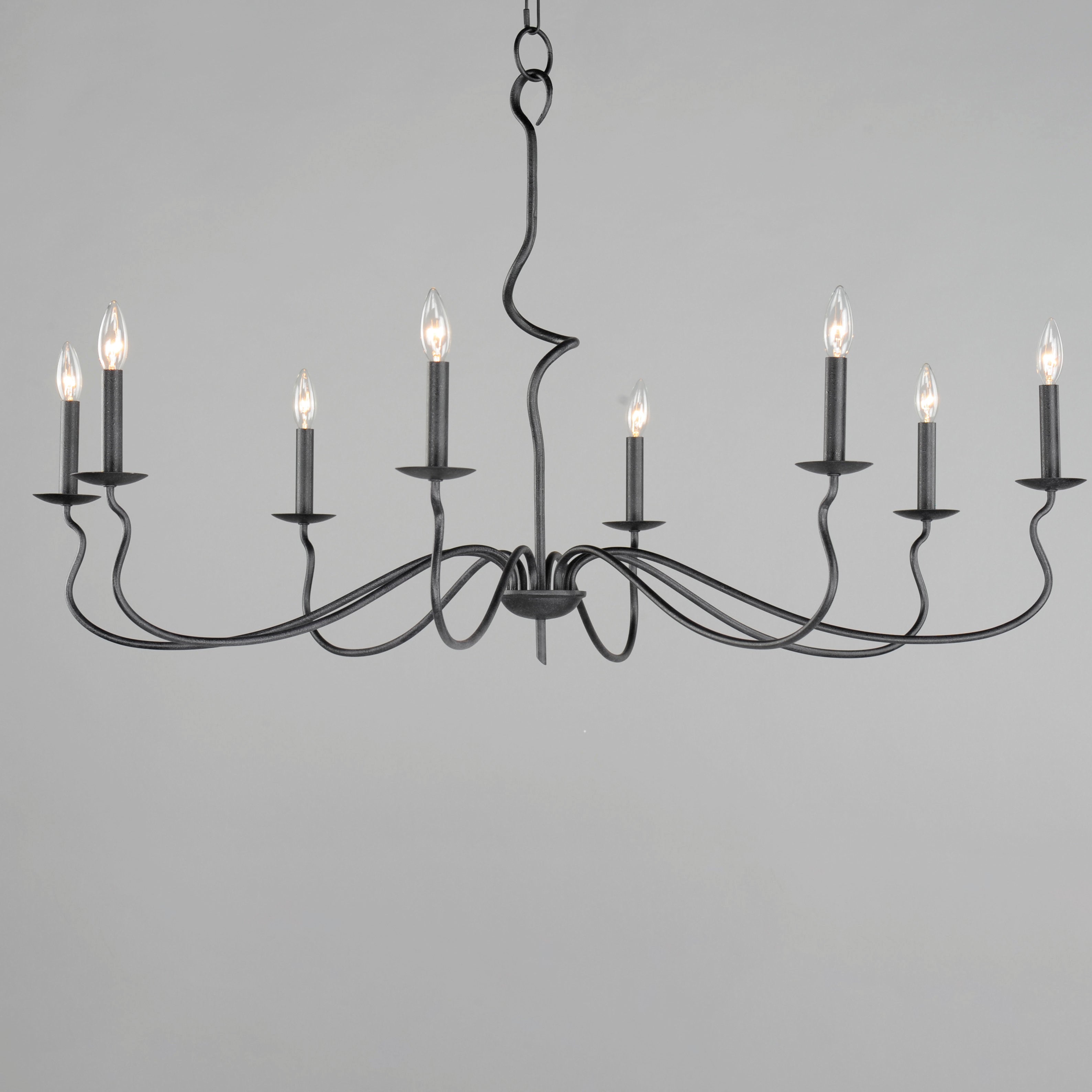 Rauduvyo Modern Candle-style Industrial Chandelier - Letslighting