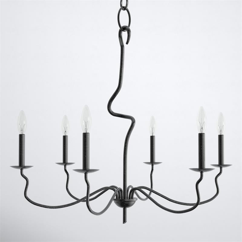 Rauduvyo Modern Candle-style Industrial Chandelier - Letslighting