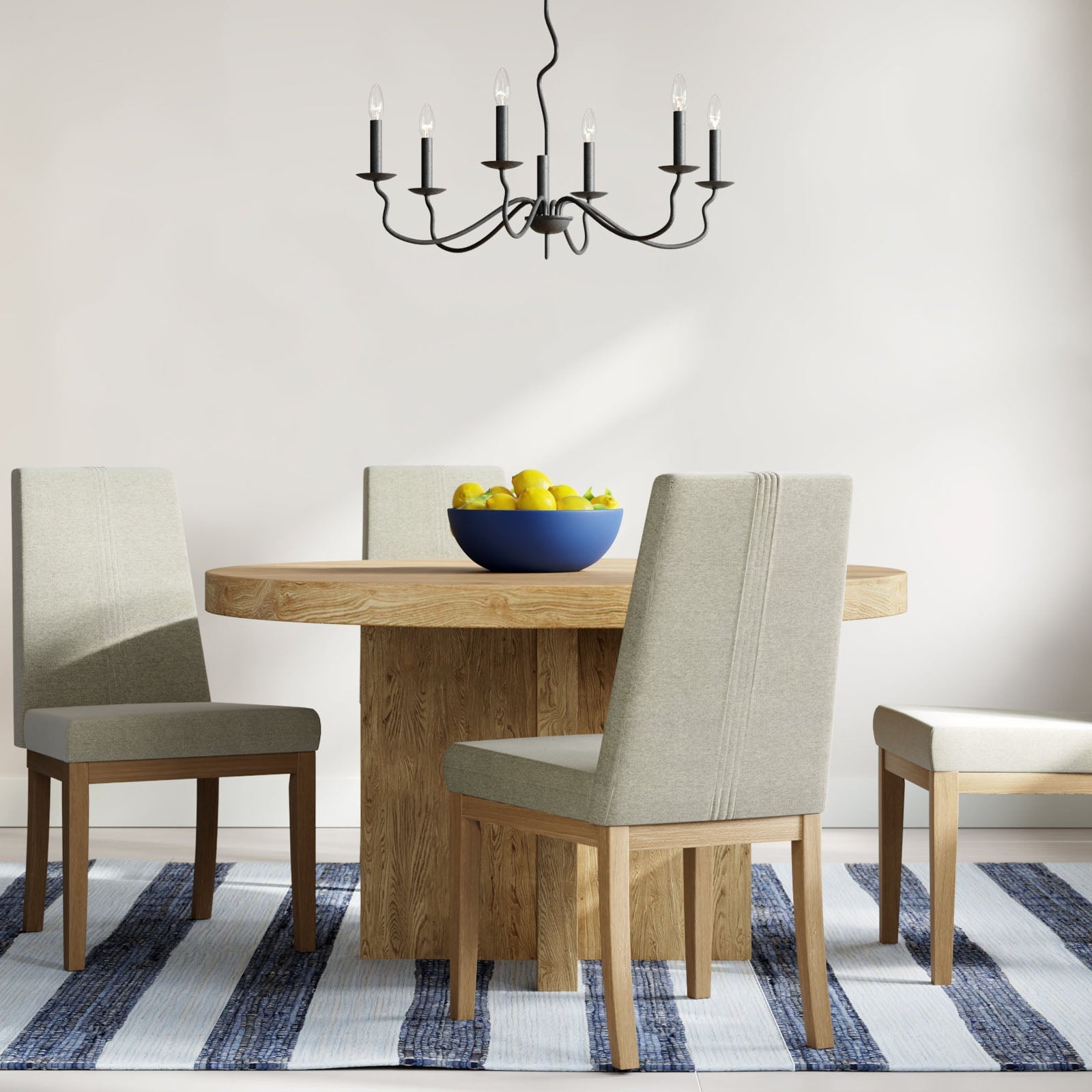 Rauduvyo Modern Candle-style Industrial Chandelier - Letslighting