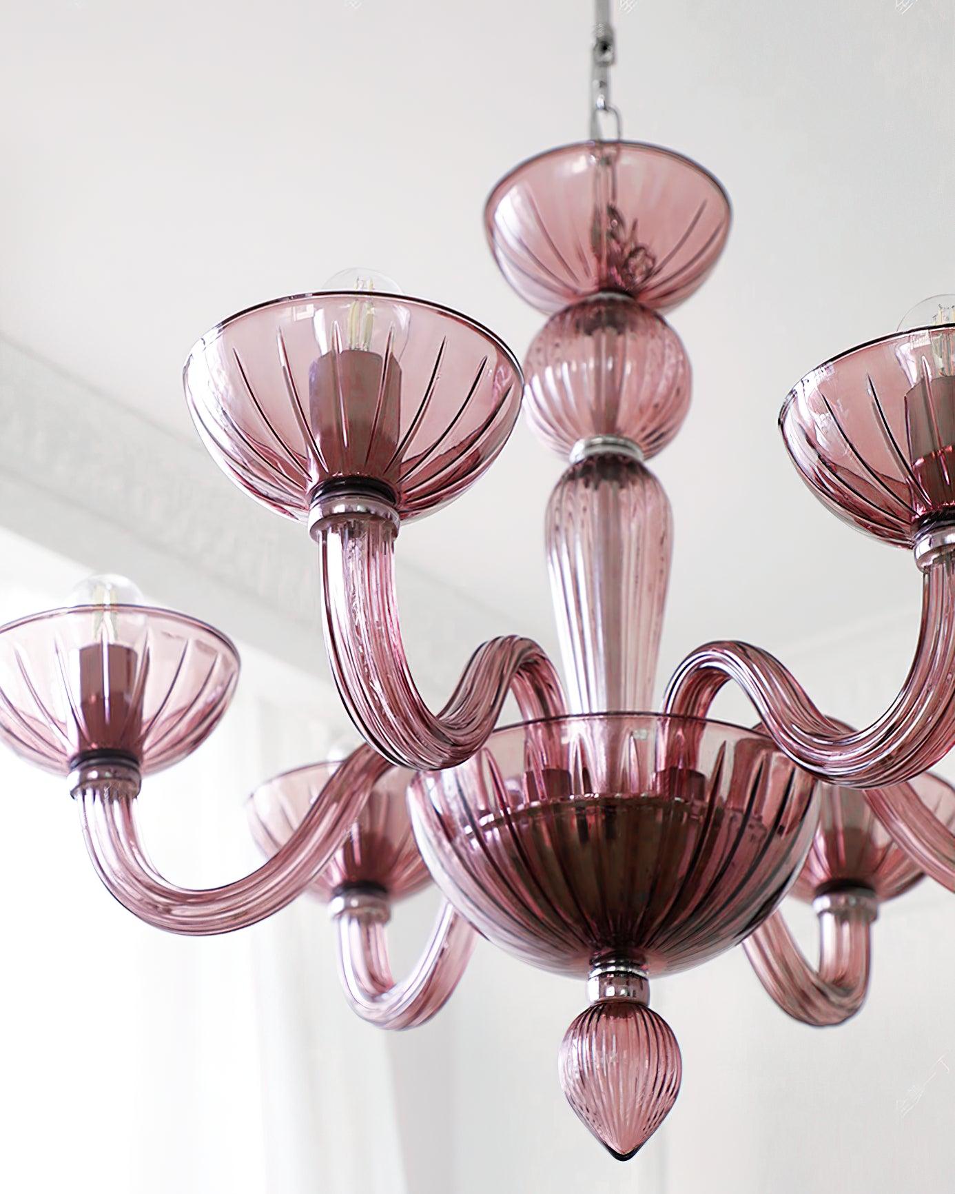 Lustra Chandelier Murano Glass Elegant Handcrafted - Letslighting