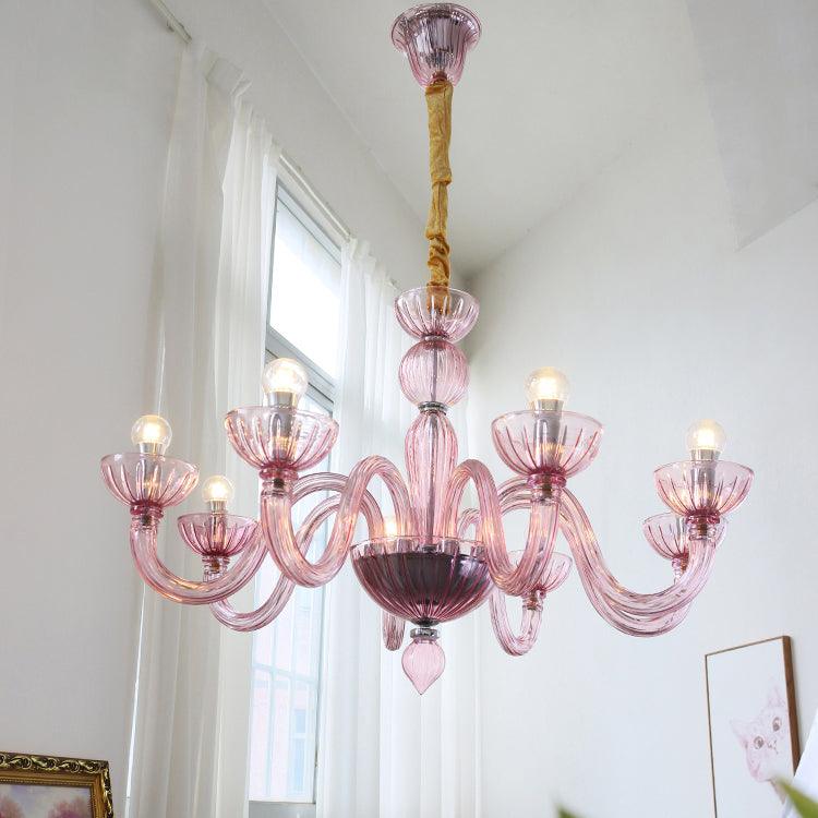 Lustra Chandelier Murano Glass Elegant Handcrafted - Letslighting
