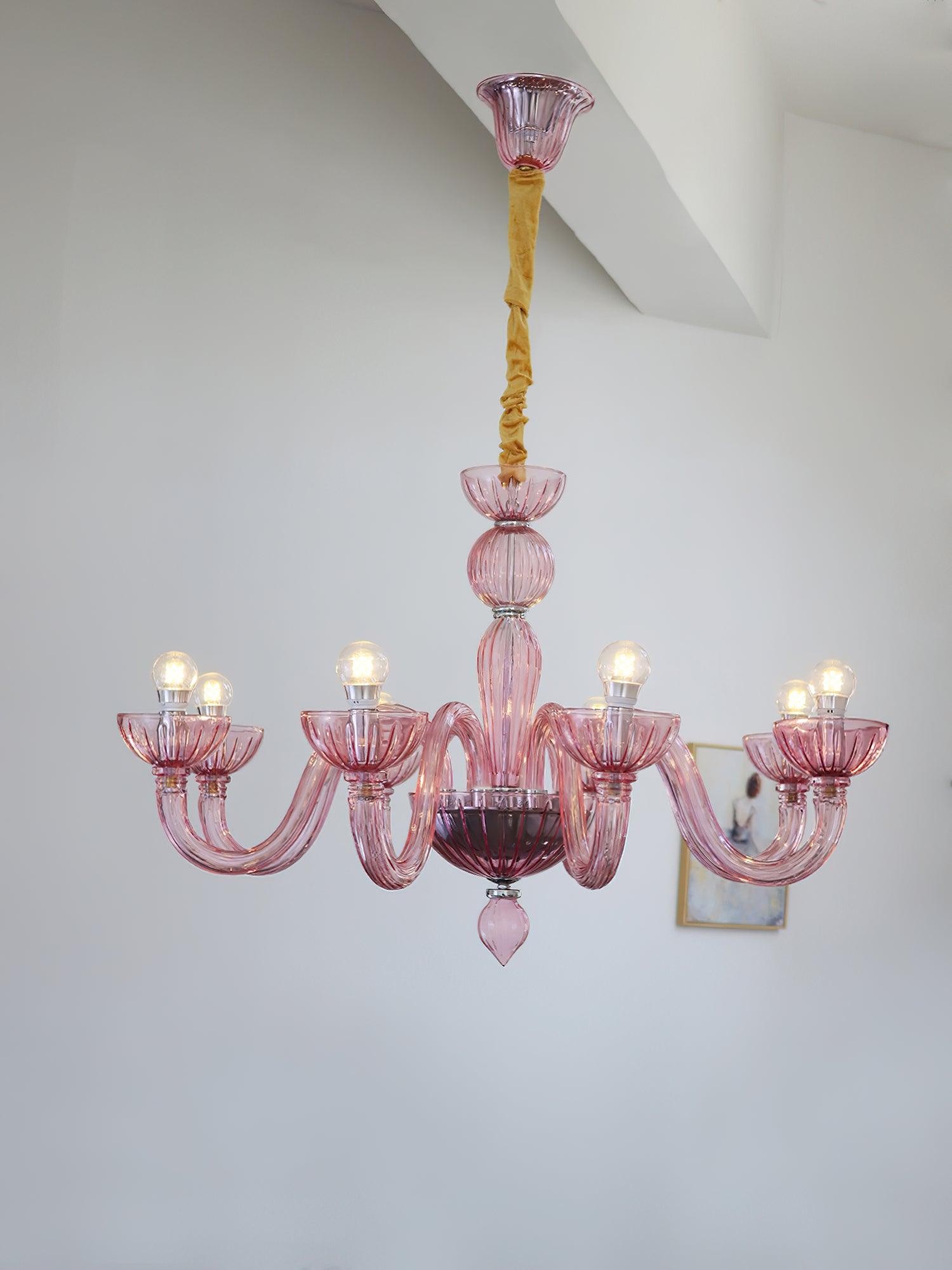 Lustra Chandelier Murano Glass Elegant Handcrafted - Letslighting