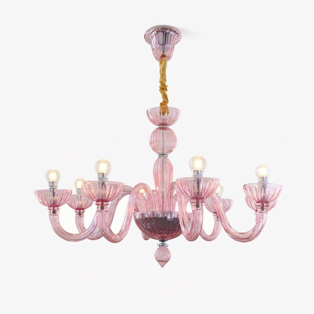 Lustra Chandelier Murano Glass Elegant Handcrafted - Letslighting