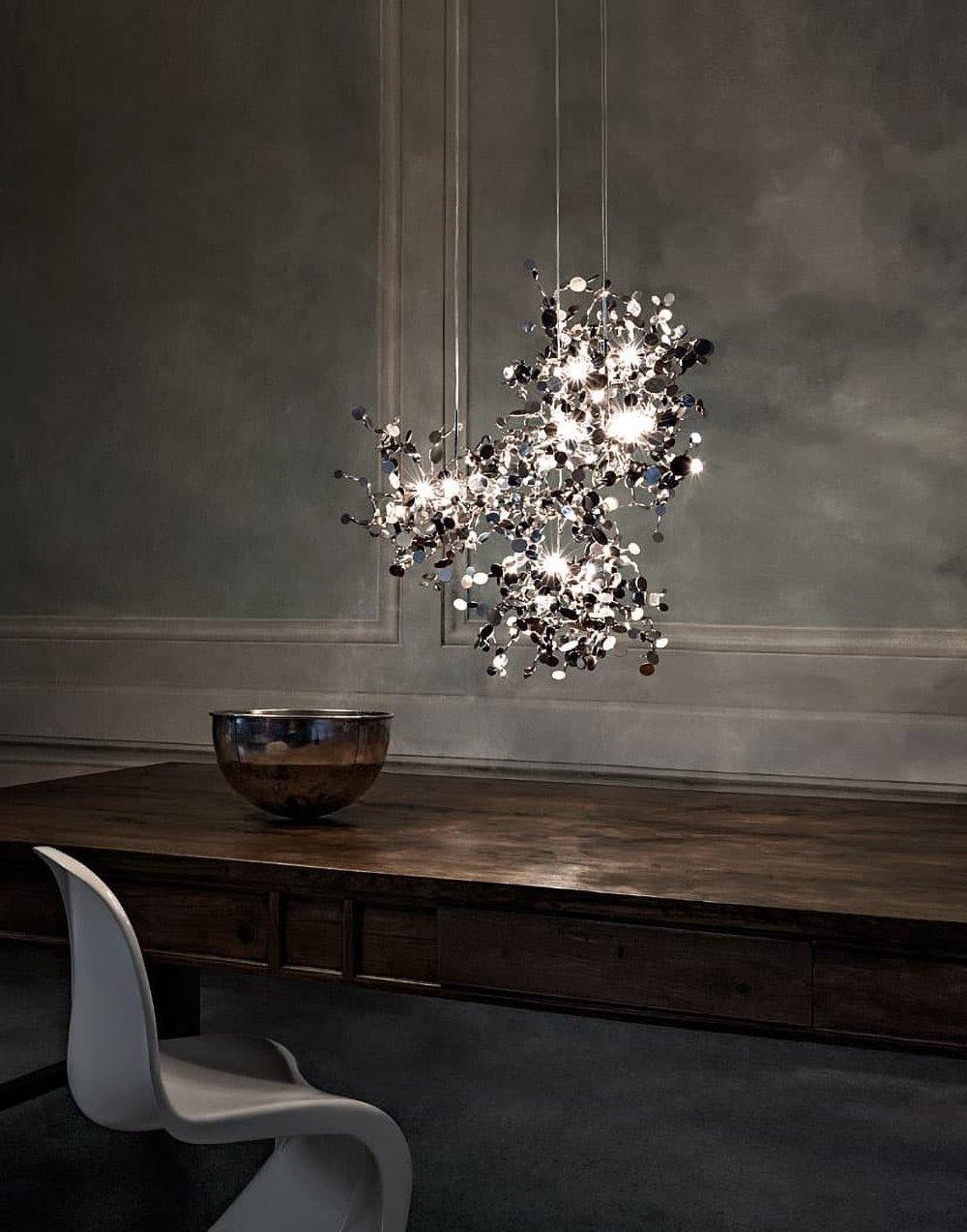 Lustra Pendant Lamp lic Disc Cloud - Letslighting