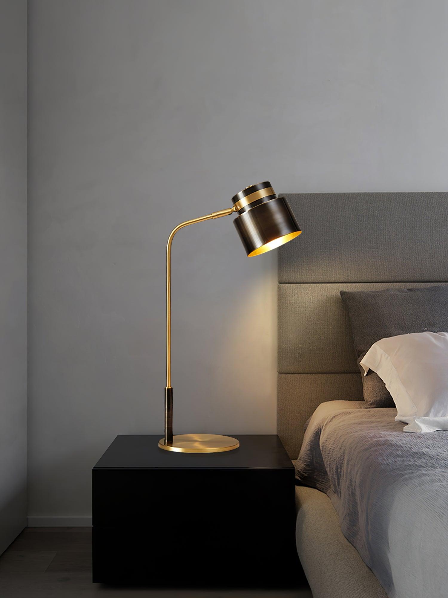 Zorase Brass Industrial Table Lamp - Letslighting