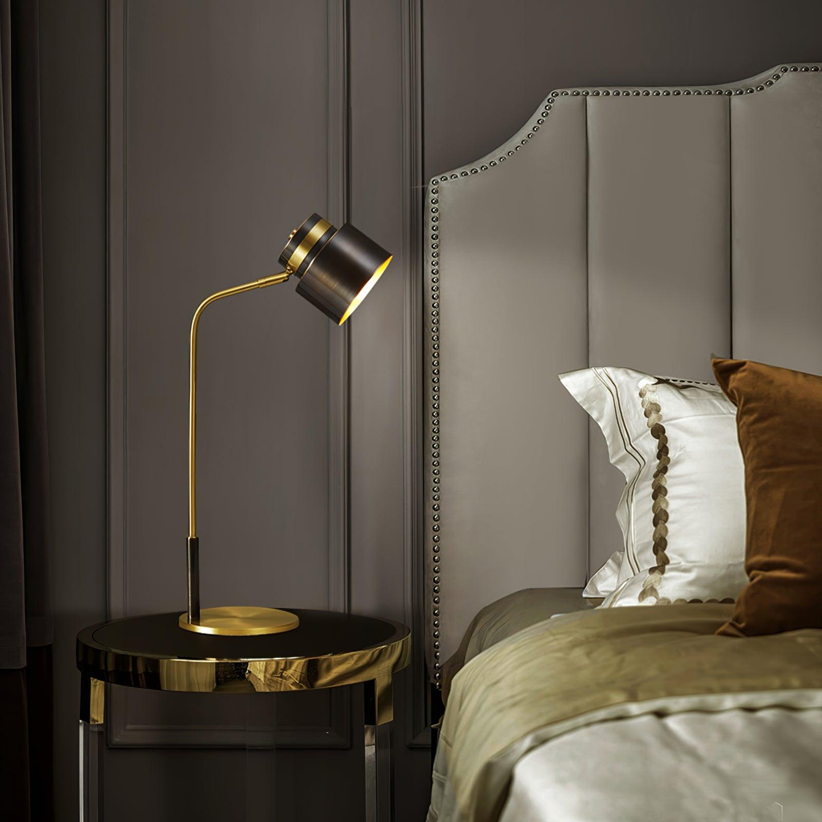 Zorase Brass Industrial Table Lamp - Letslighting