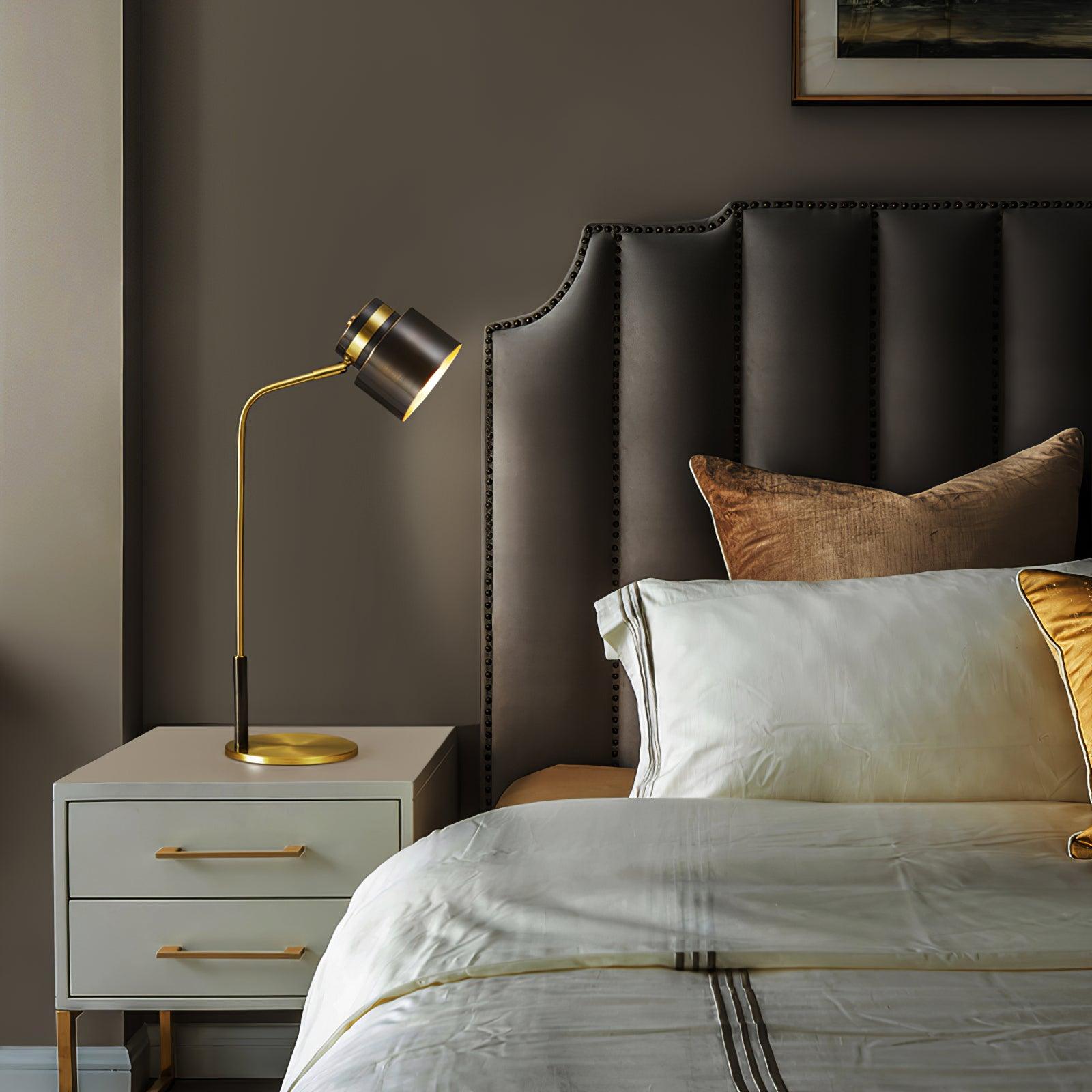 Zorase Brass Industrial Table Lamp - Letslighting