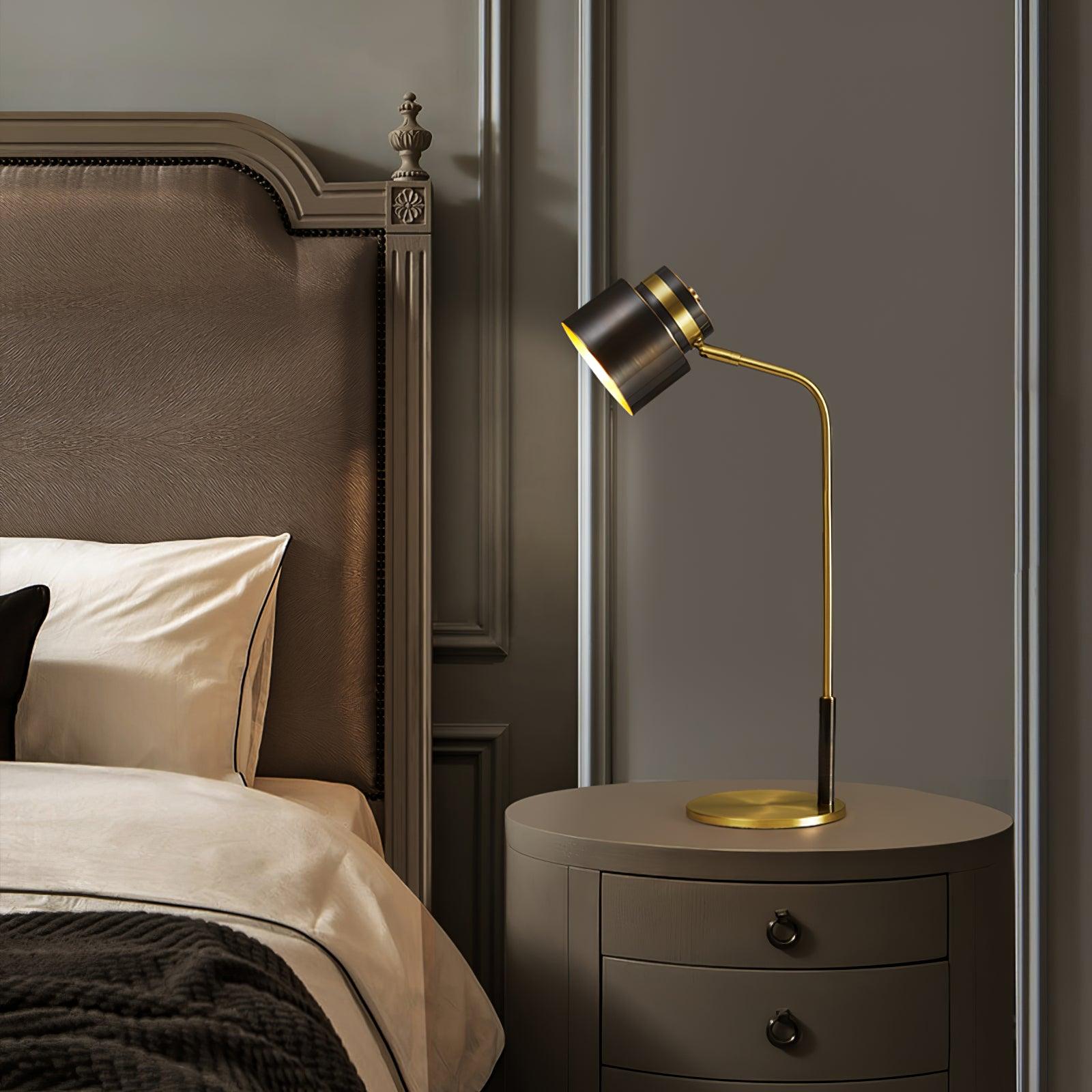 Zorase Brass Industrial Table Lamp - Letslighting