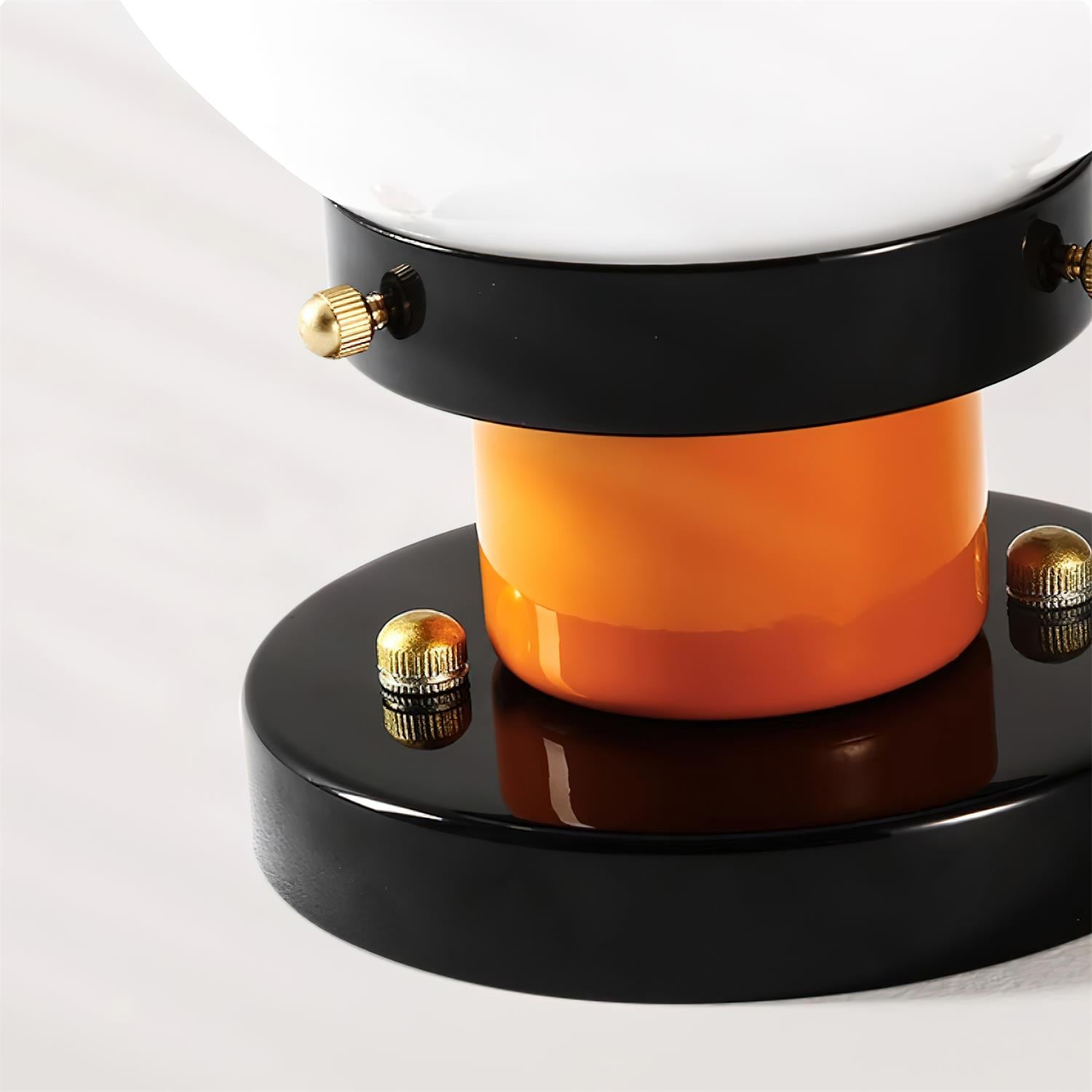 Aria Ceiling Lamp Globe Glass Orange - Letslighting