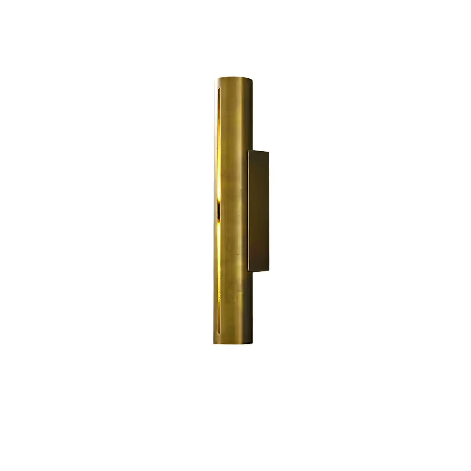 Avsilara Modern Minimalist Cylinder Brass Wall Light - Letslighting