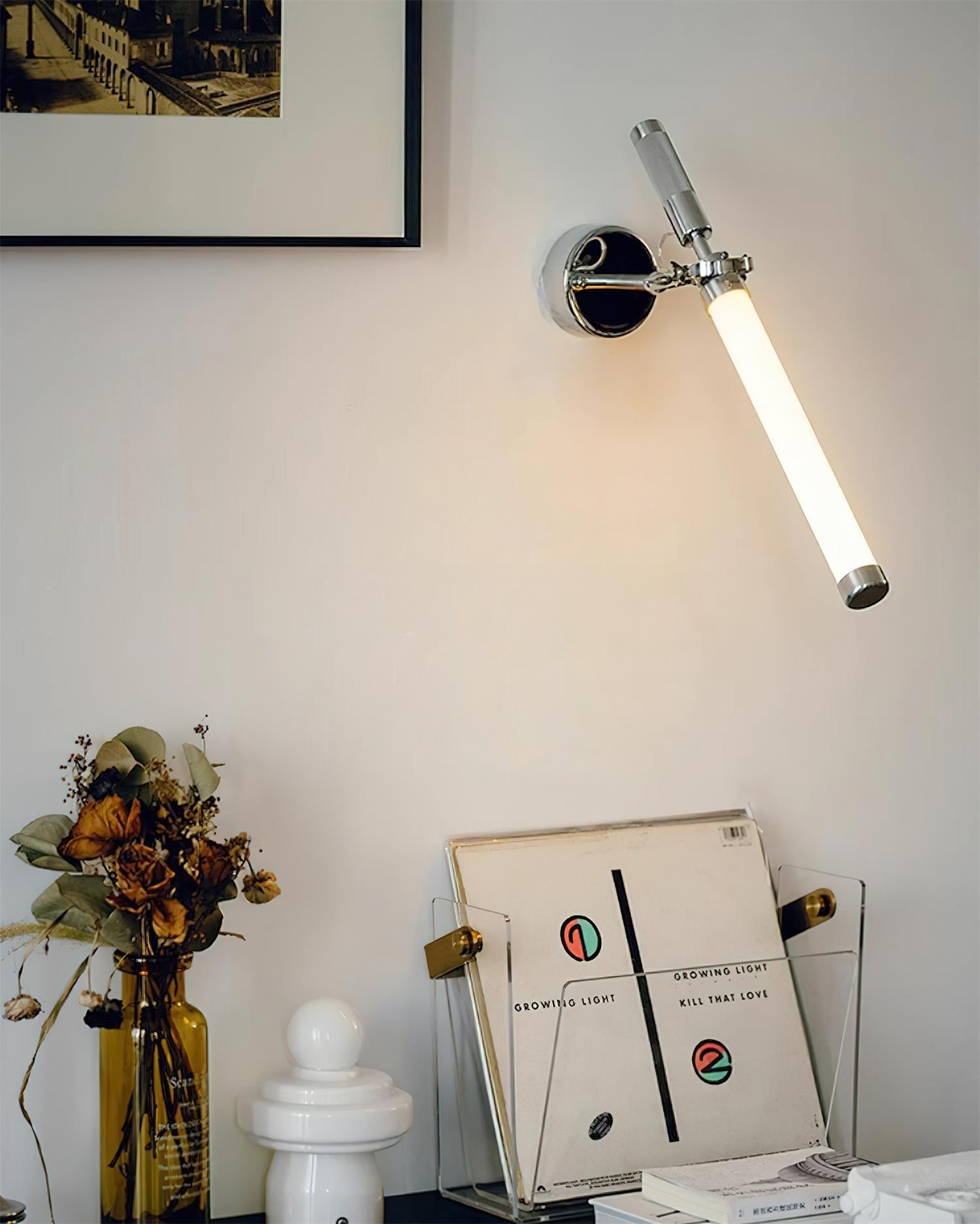 Ariane Wall Lamp Cylinder Frosted Ambient - Letslighting