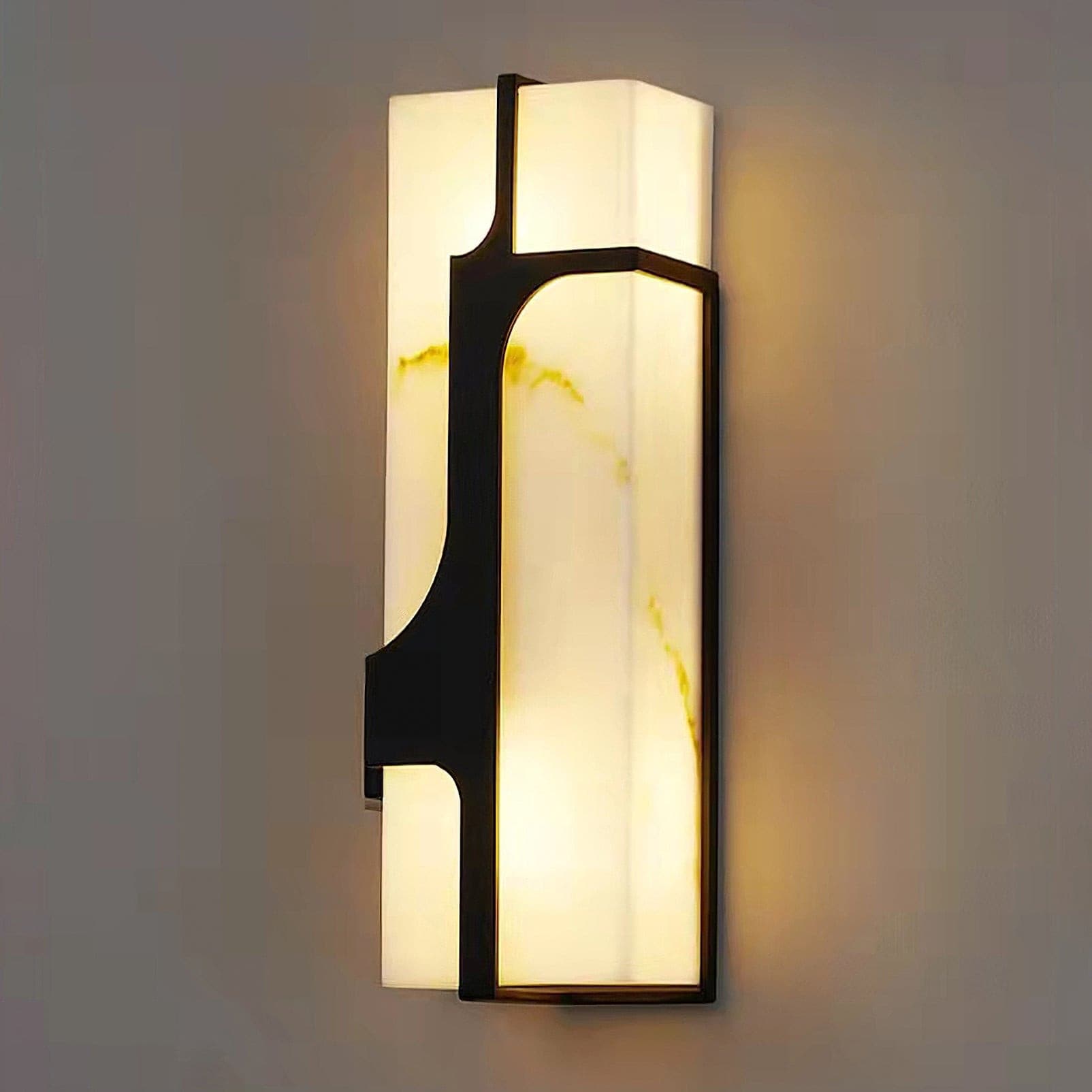 Ariel Wall Lamp Alabaster & Brass Elegance - Letslighting