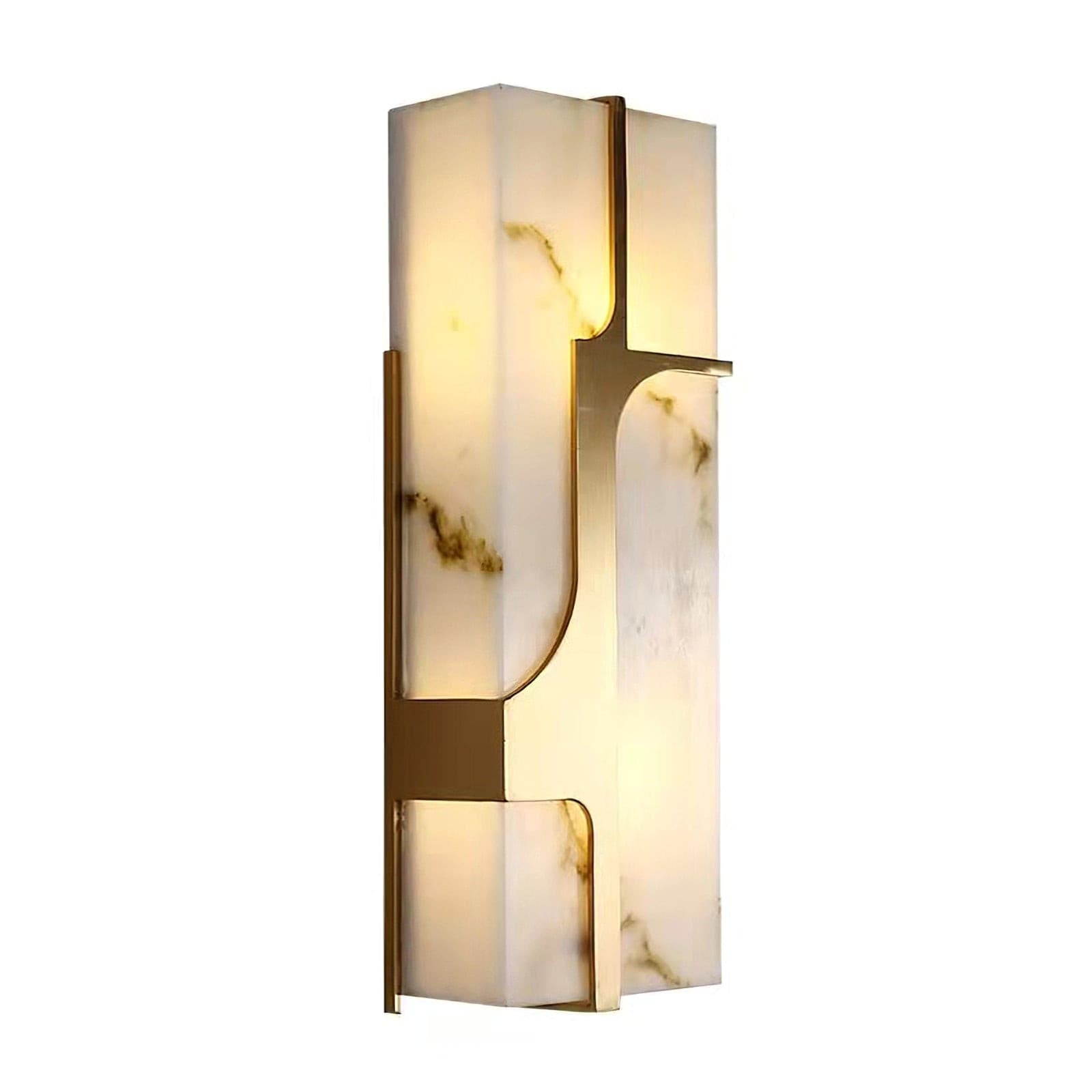 Ariel Wall Lamp Alabaster & Brass Elegance - Letslighting