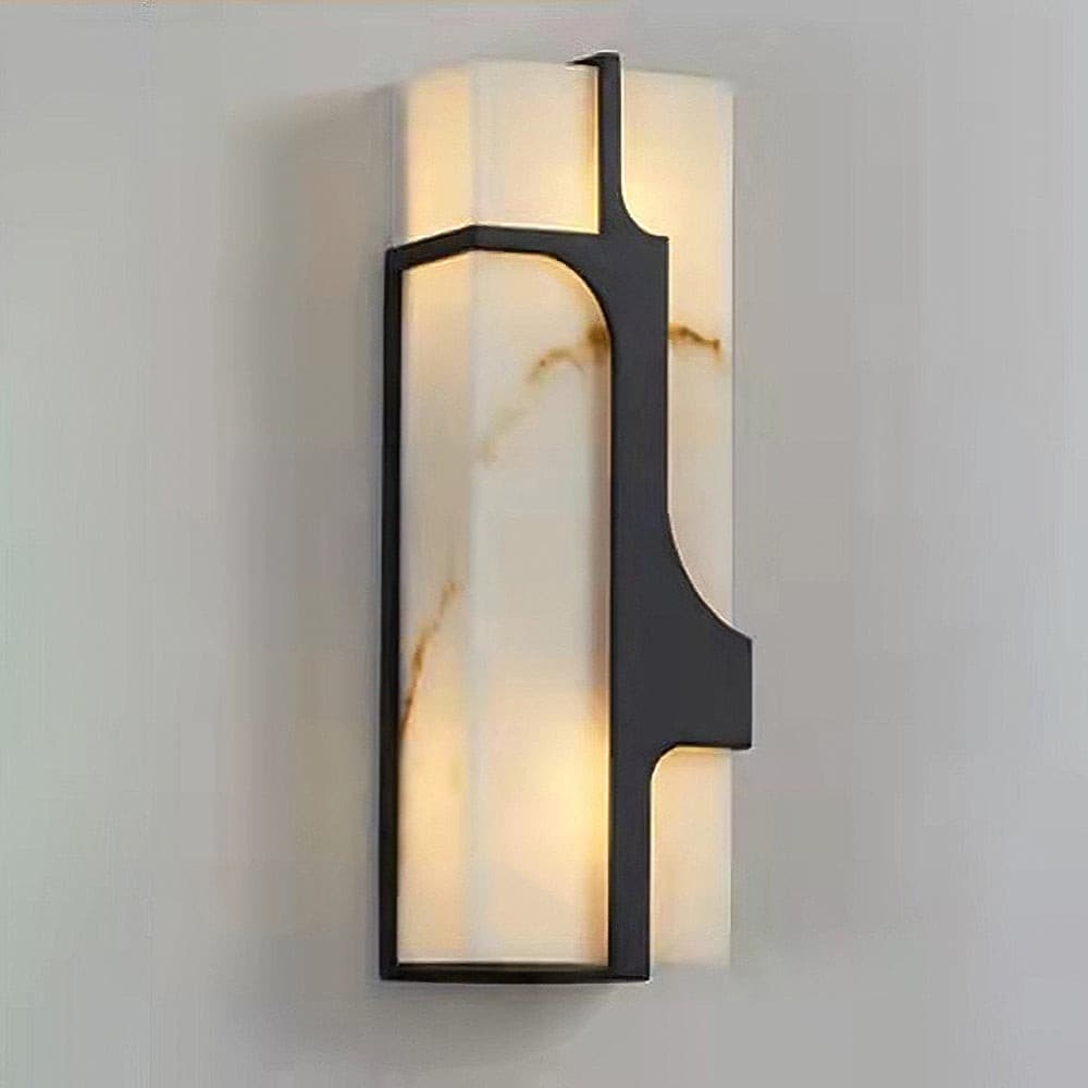 Ariel Wall Lamp Alabaster & Brass Elegance - Letslighting