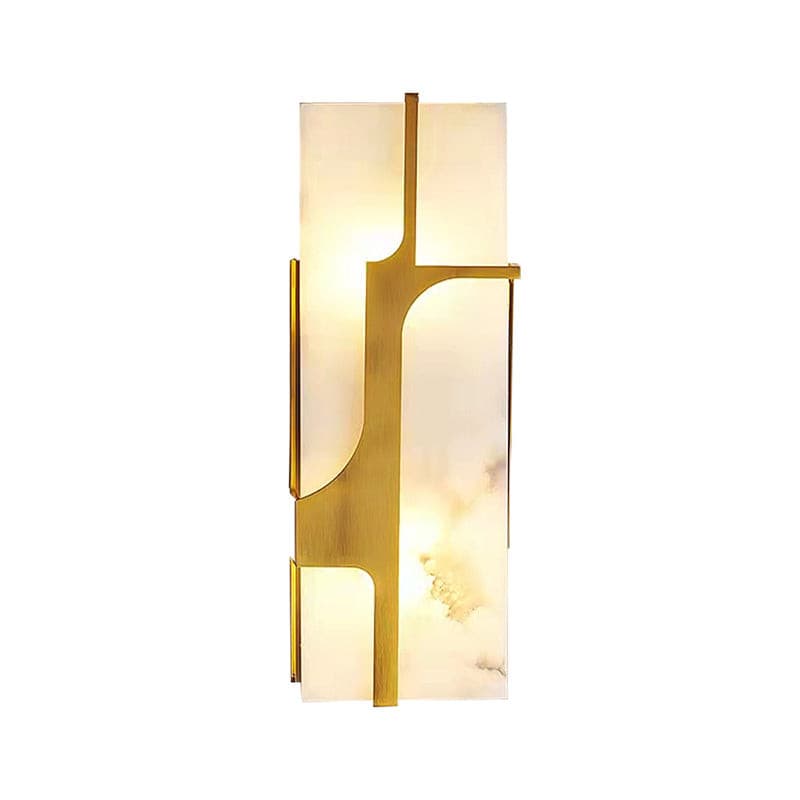 Ariel Wall Lamp Alabaster & Brass Elegance - Letslighting