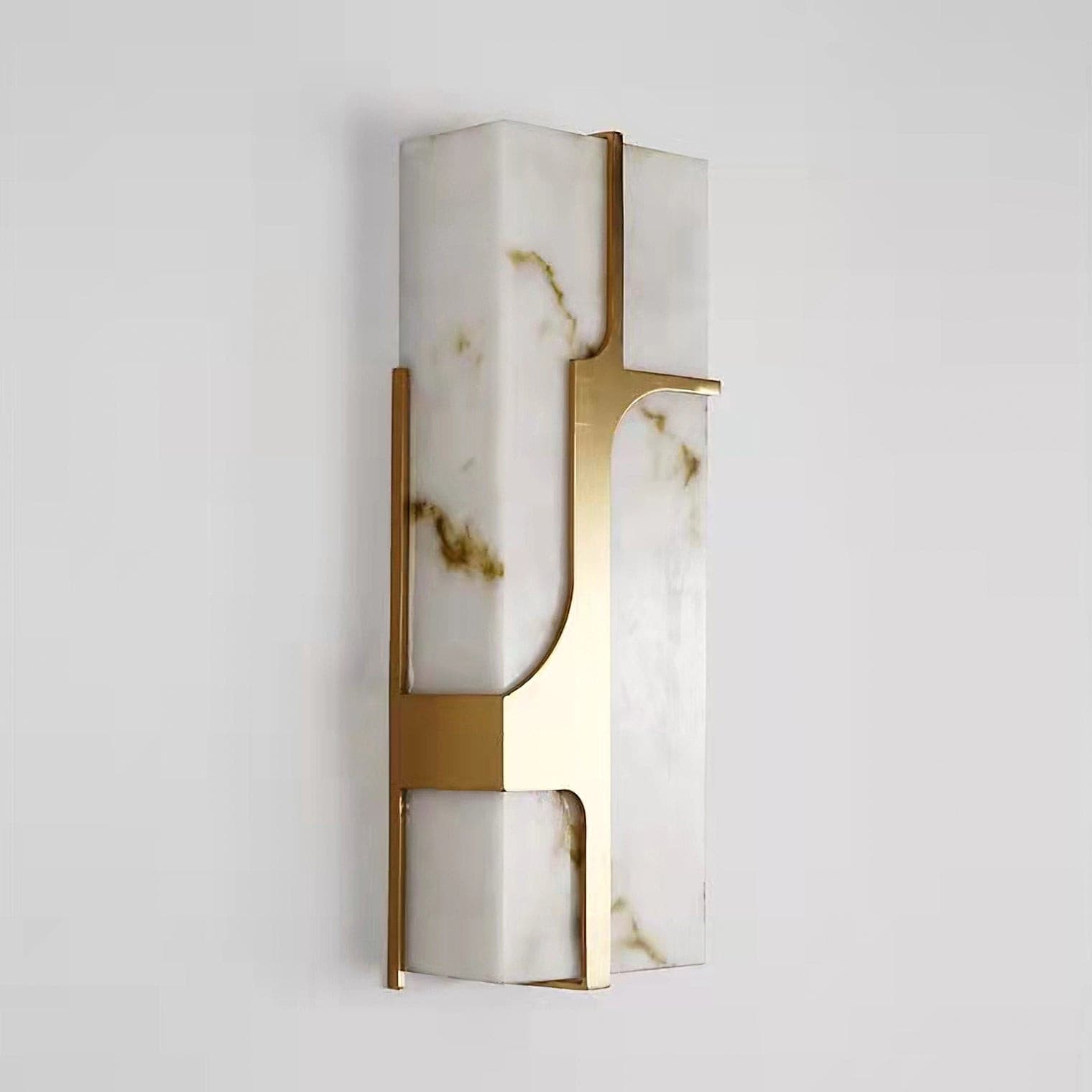 Ariel Wall Lamp Alabaster & Brass Elegance - Letslighting