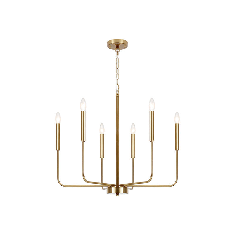 Ulfuvys Modern Candle Industrial Chandelier - Letslighting