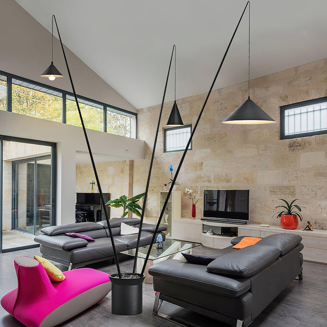 Canorara Multi-Arm Black Floor Lamp - Letslighting