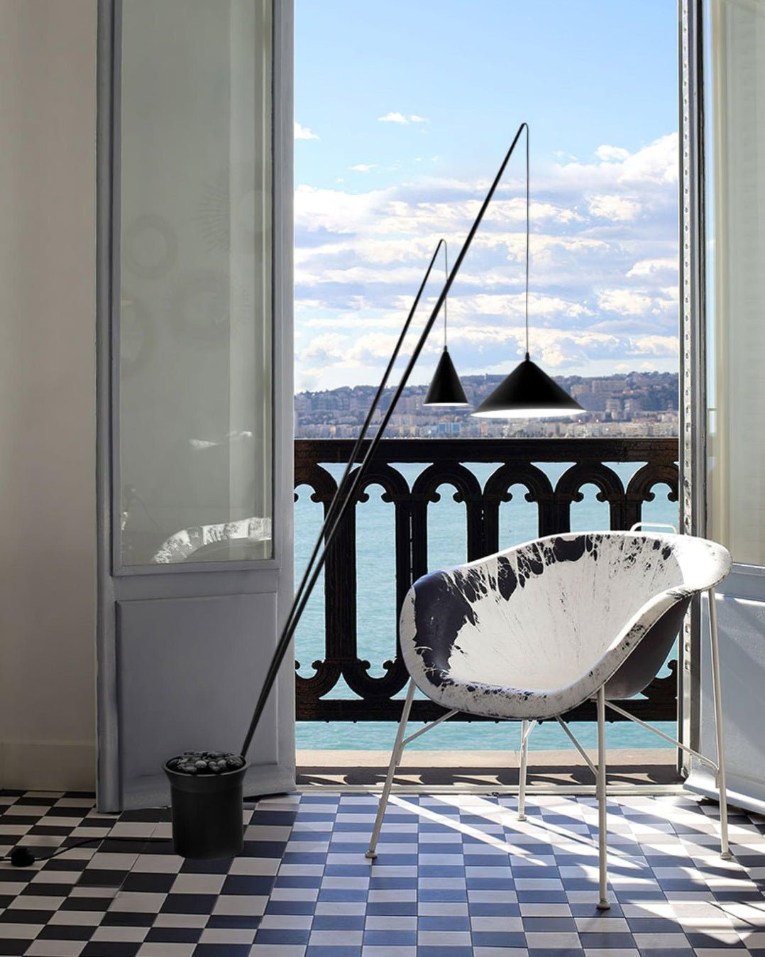 Canorara Multi-Arm Black Floor Lamp - Letslighting