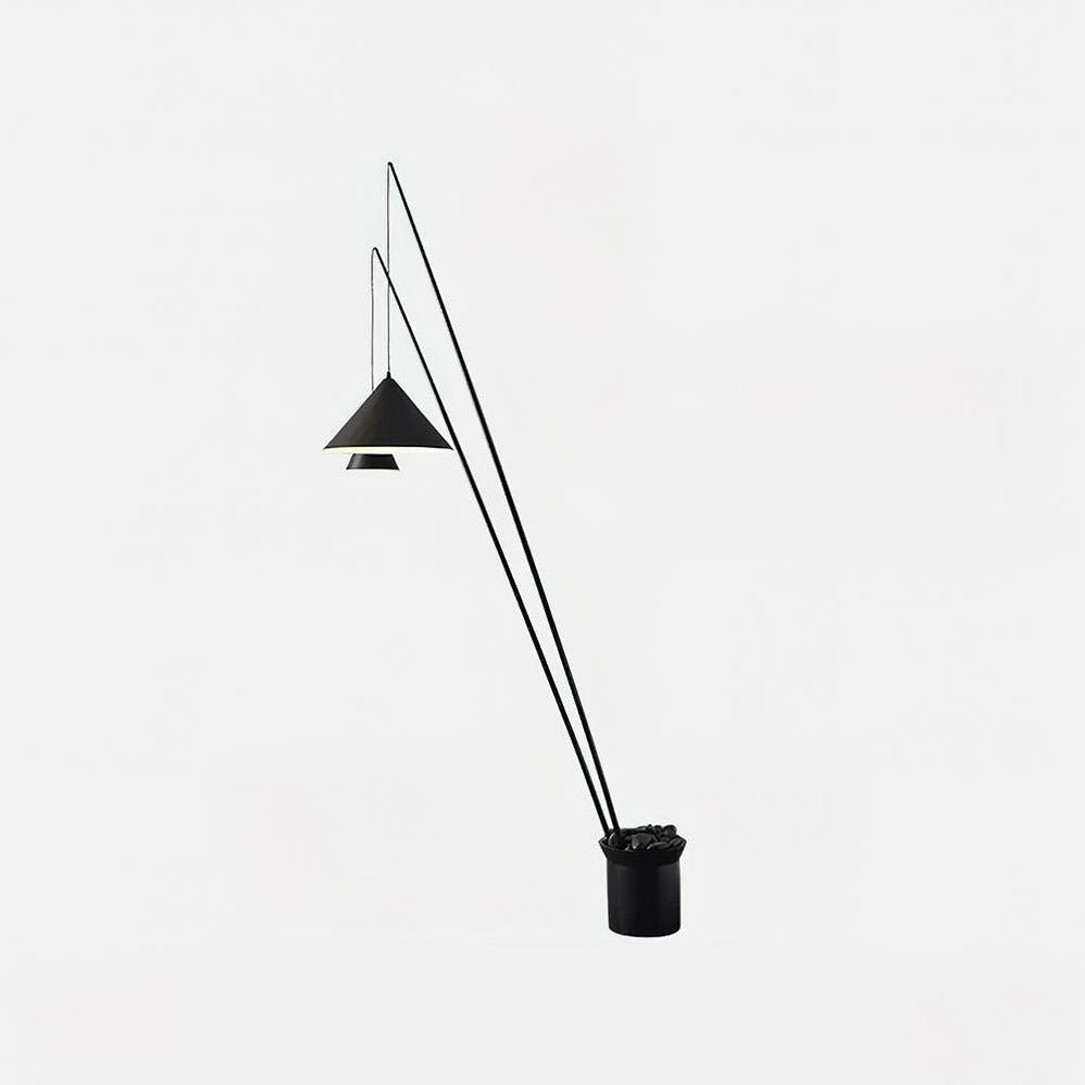 Canorara Multi-Arm Black Floor Lamp - Letslighting