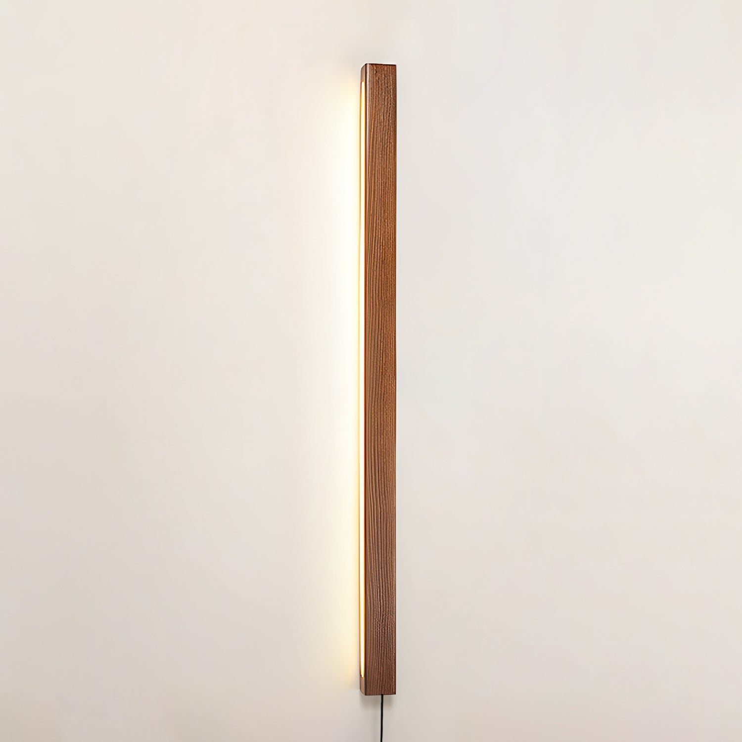 Arlo Linear Wood Plug-in Wall Light - Blowlighting